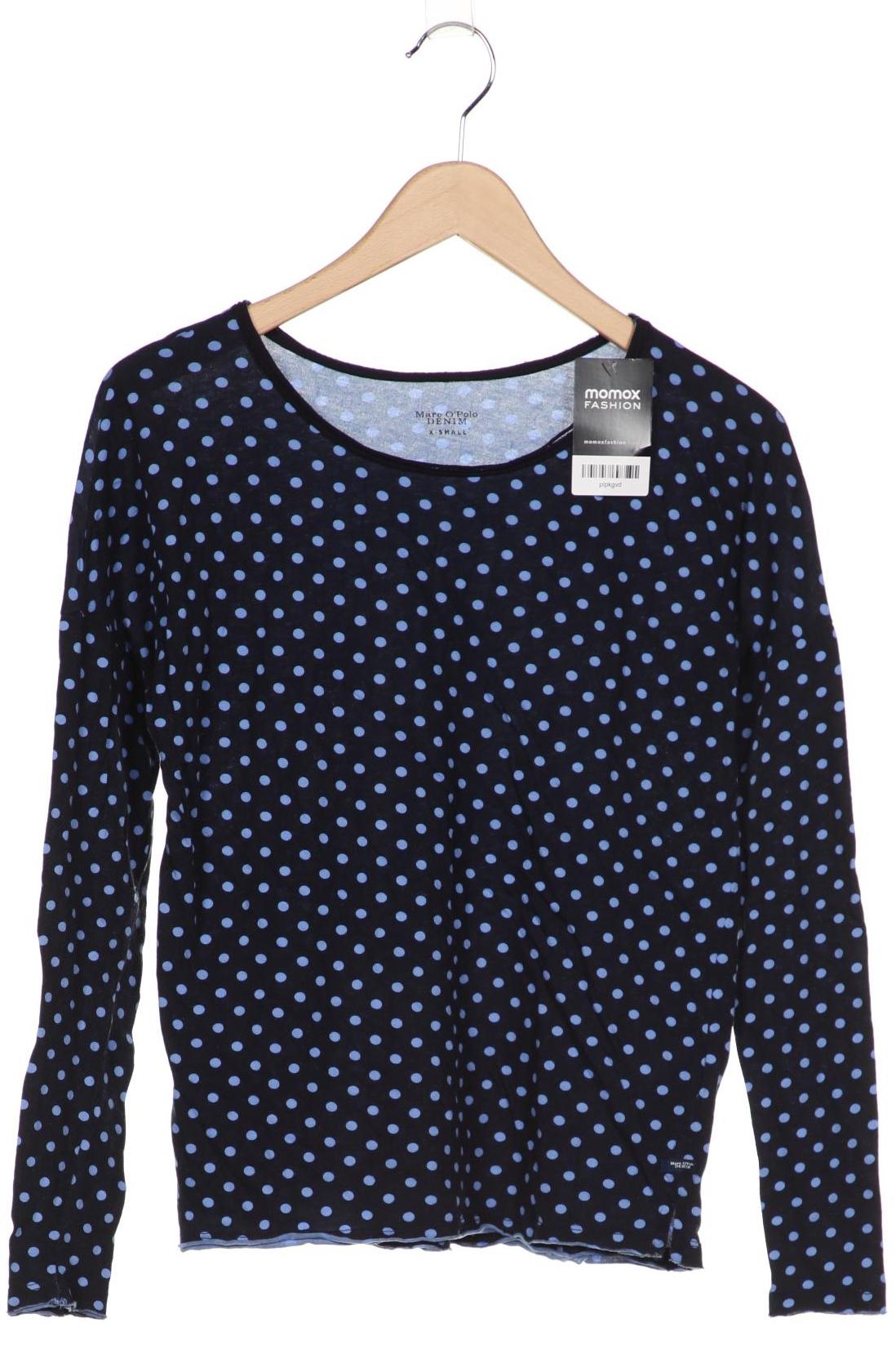 

Marc O Polo Damen Langarmshirt, marineblau, Gr. 34