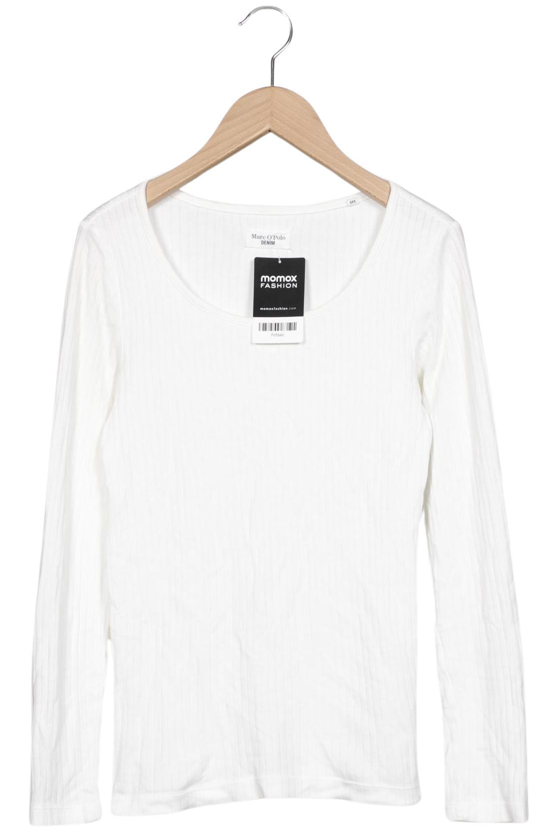 

Marc O Polo Damen Langarmshirt, weiß, Gr. 32