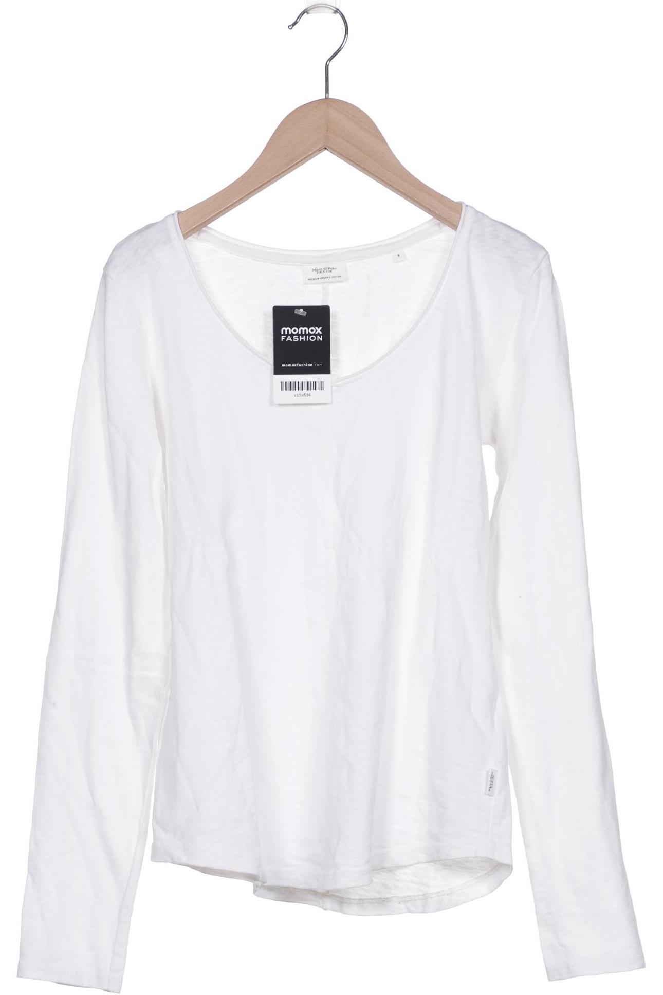 

Marc O Polo Damen Langarmshirt, weiß, Gr. 36