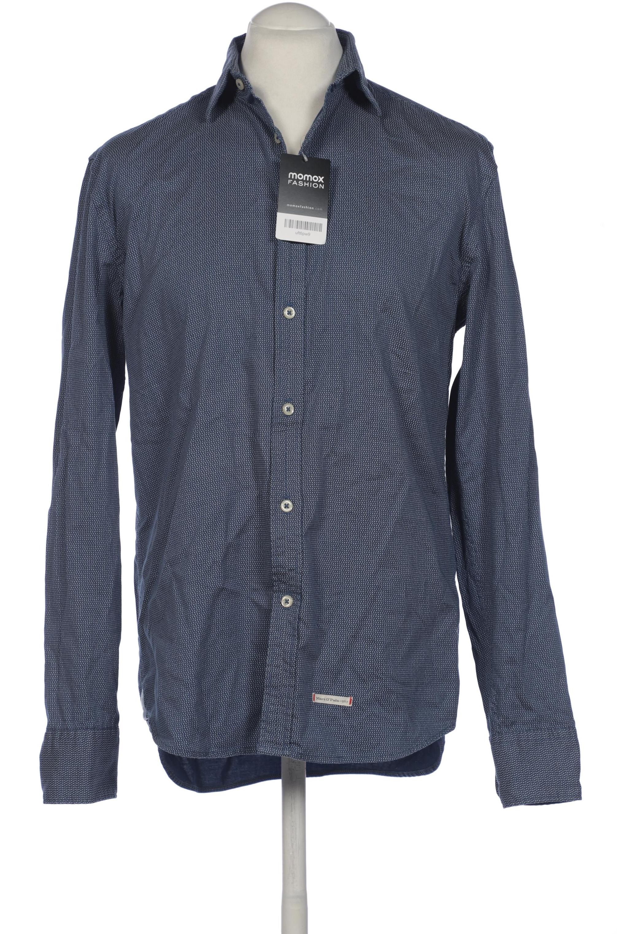 

Marc O Polo Herren Hemd, marineblau, Gr. 48