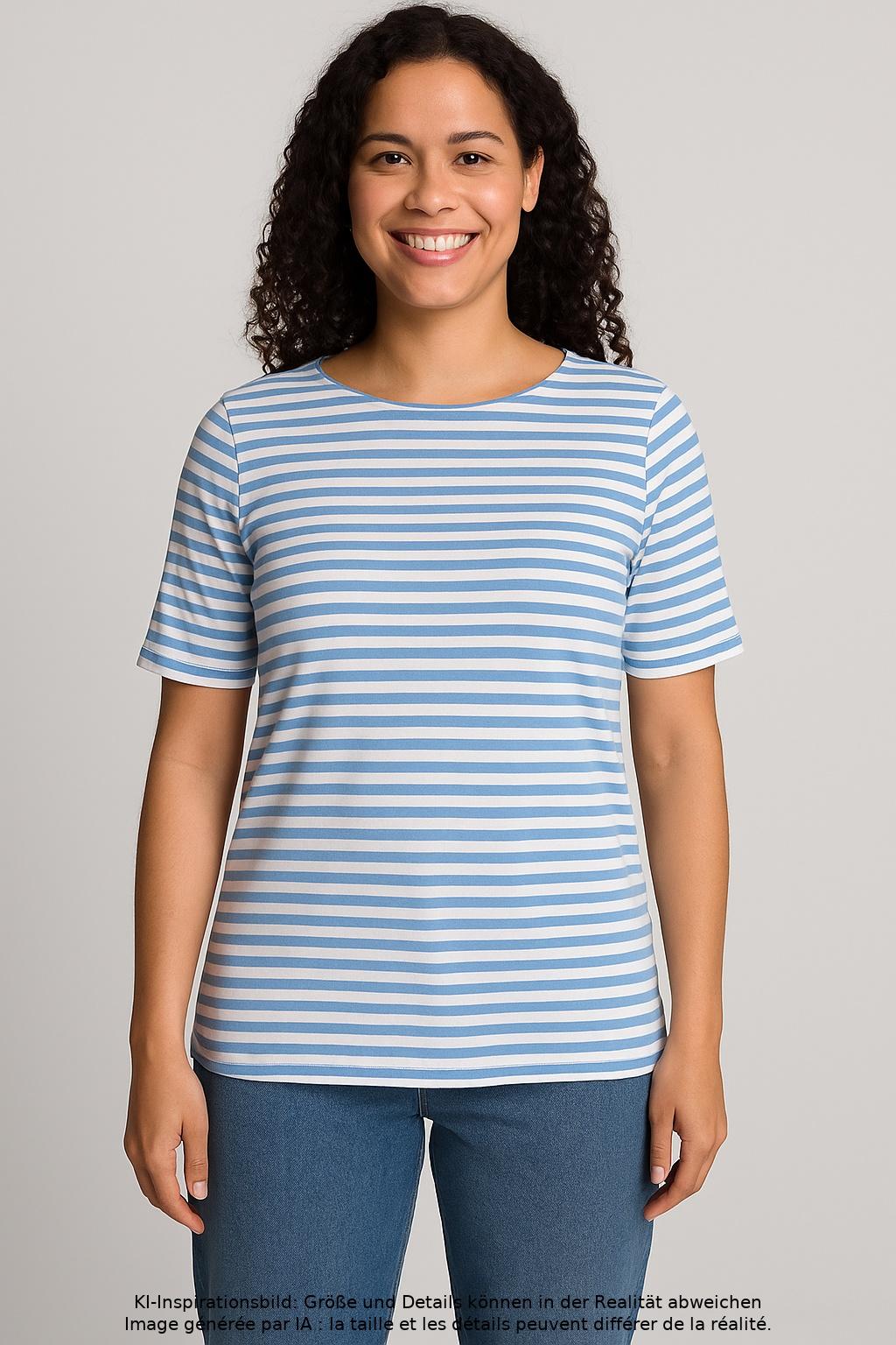 

Marc O Polo Damen T-Shirt, mehrfarbig, Gr. 42