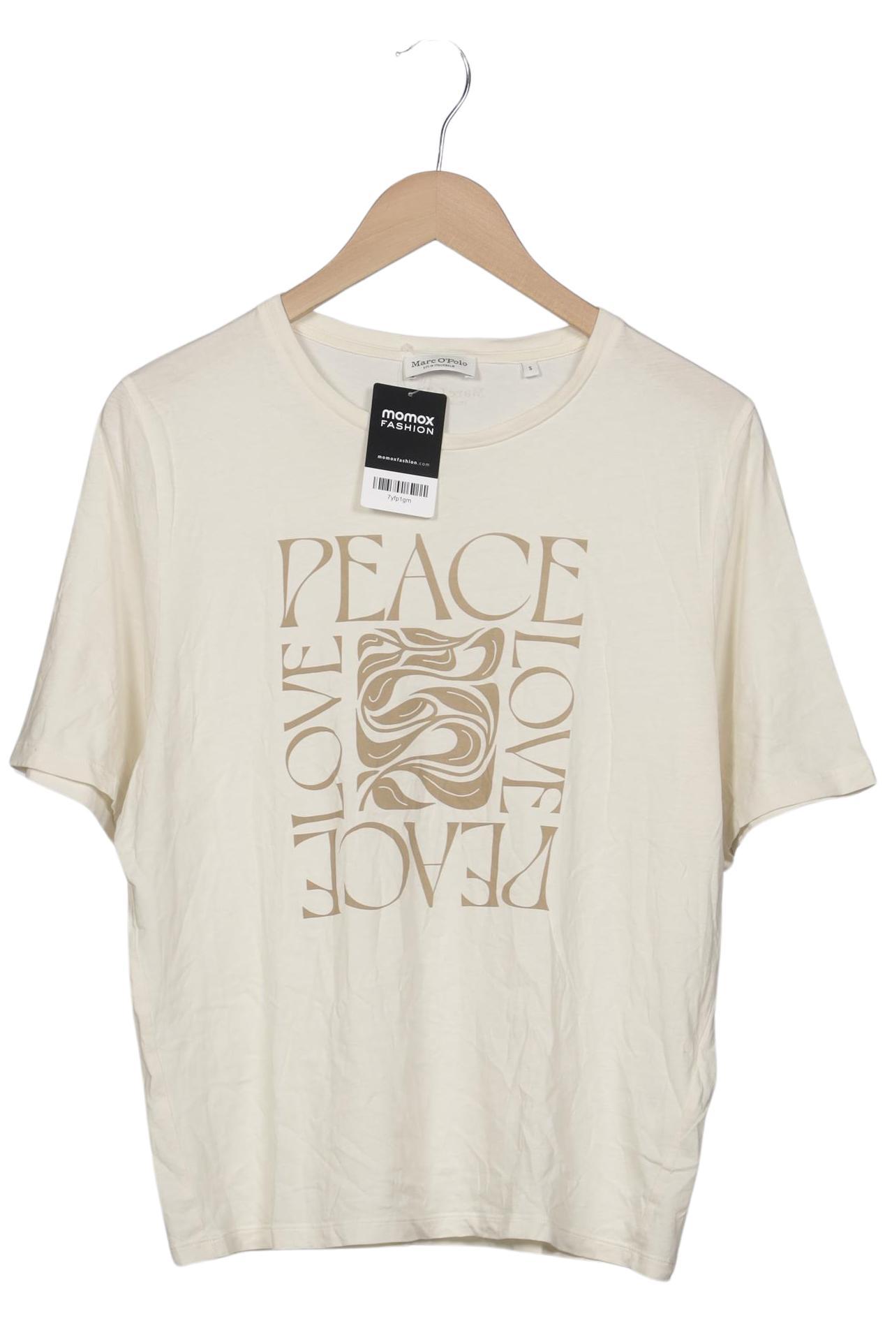 

Marc O Polo Damen T-Shirt, cremeweiß, Gr. 36