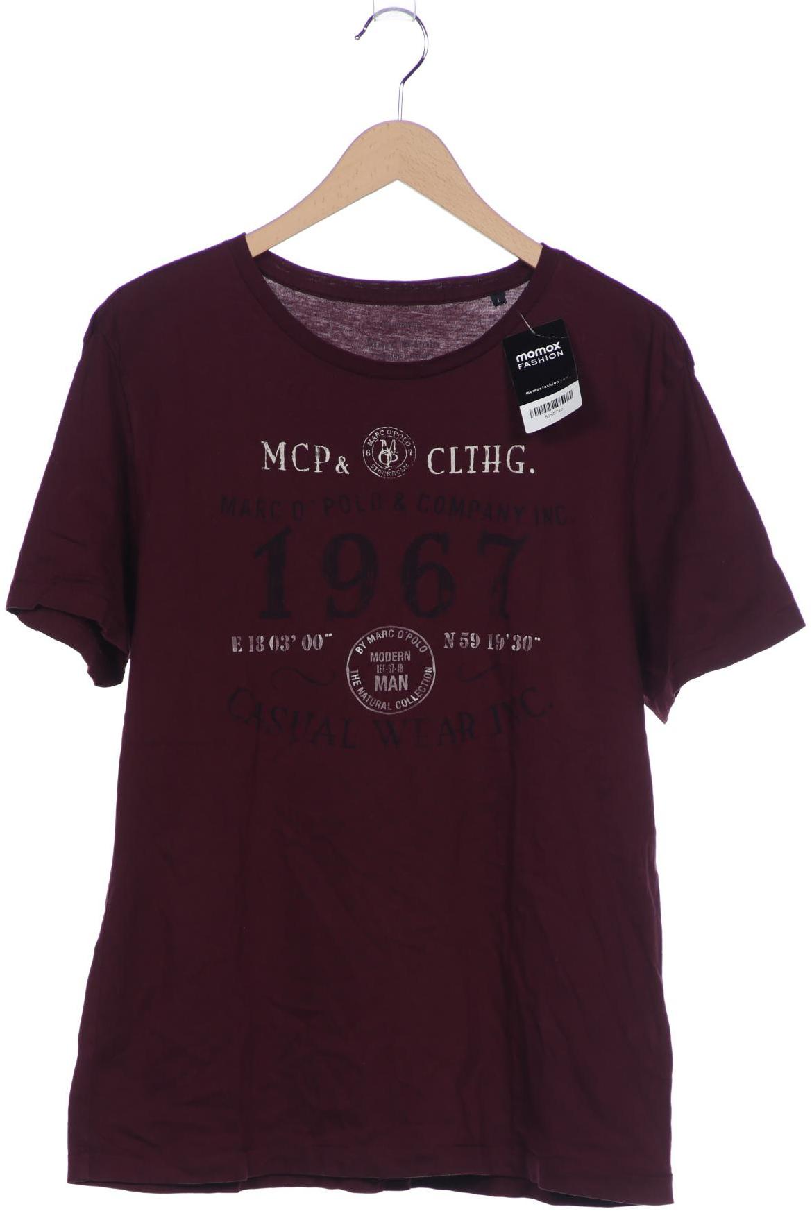 

Marc O Polo Herren T-Shirt, bordeaux, Gr. 52