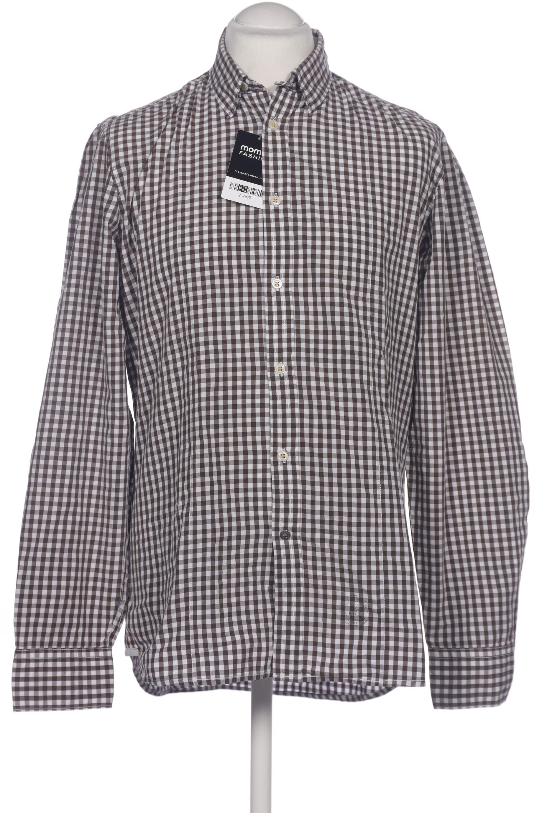 

Marc O Polo Herren Hemd, braun, Gr. 52