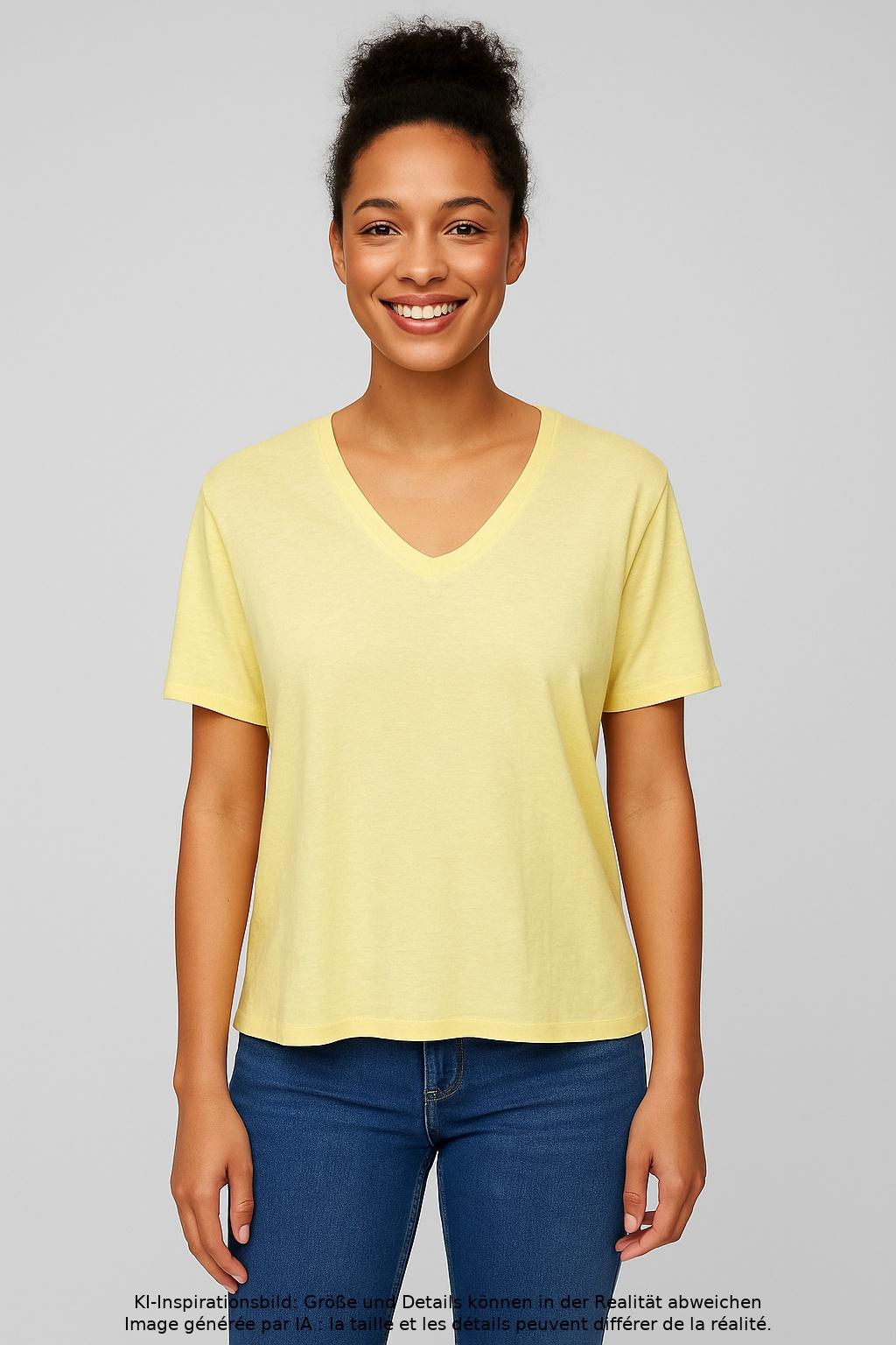 

Marc O Polo Damen T-Shirt, gelb, Gr. 36