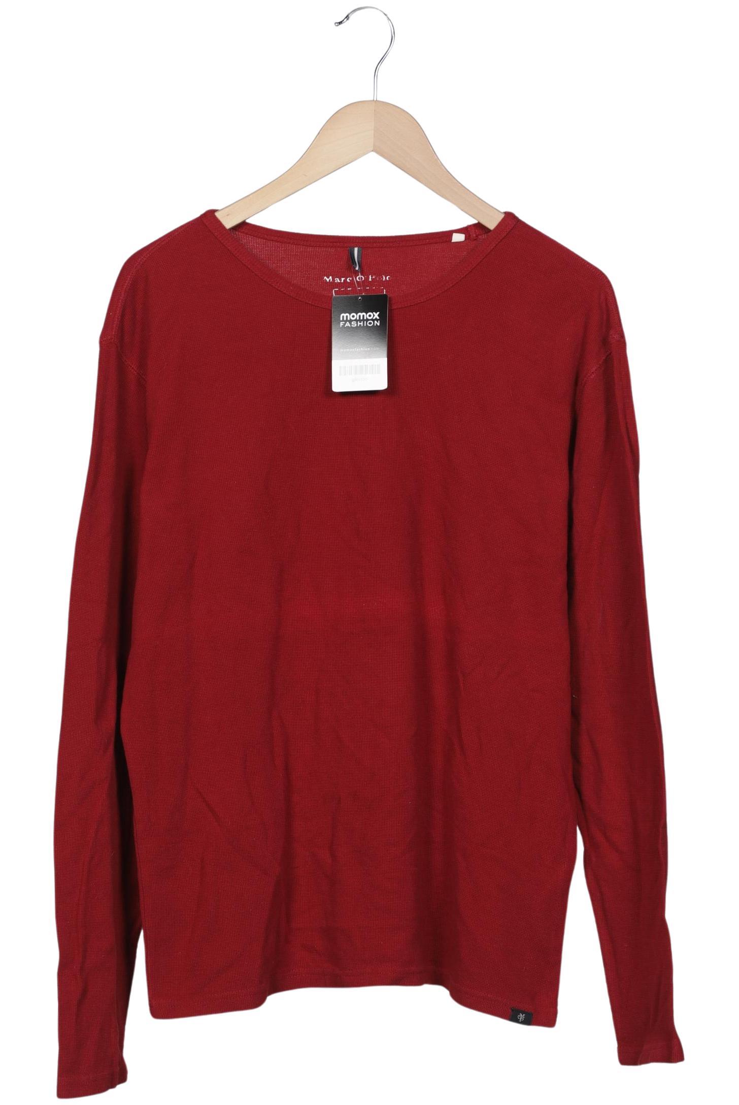 

Marc O Polo Herren Langarmshirt, bordeaux, Gr. 52