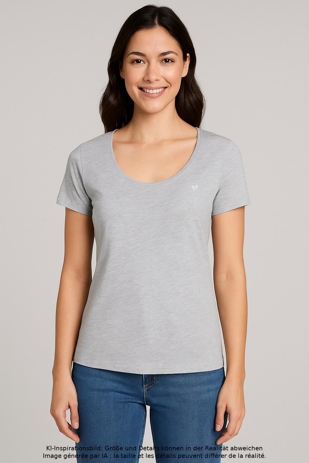 

Marc O Polo Damen T-Shirt, grau, Gr. 36