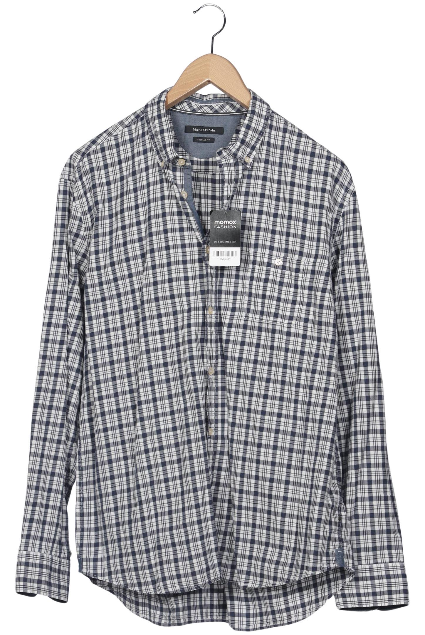 

Marc O Polo Herren Hemd, marineblau, Gr. 56