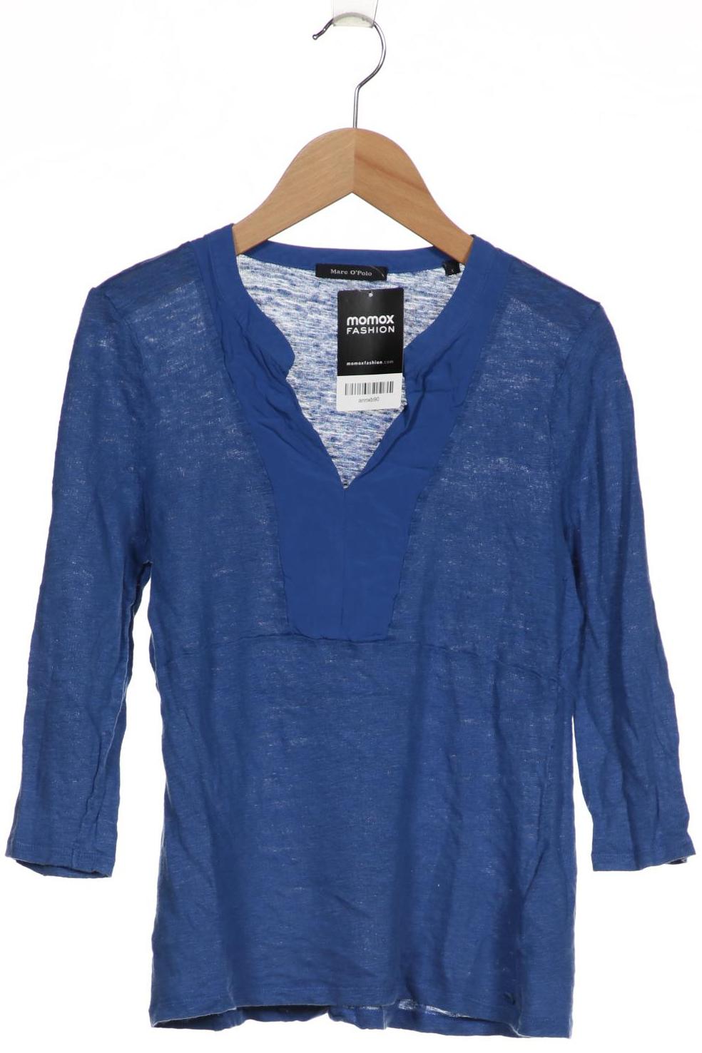 

Marc O Polo Damen Langarmshirt, blau, Gr. 36