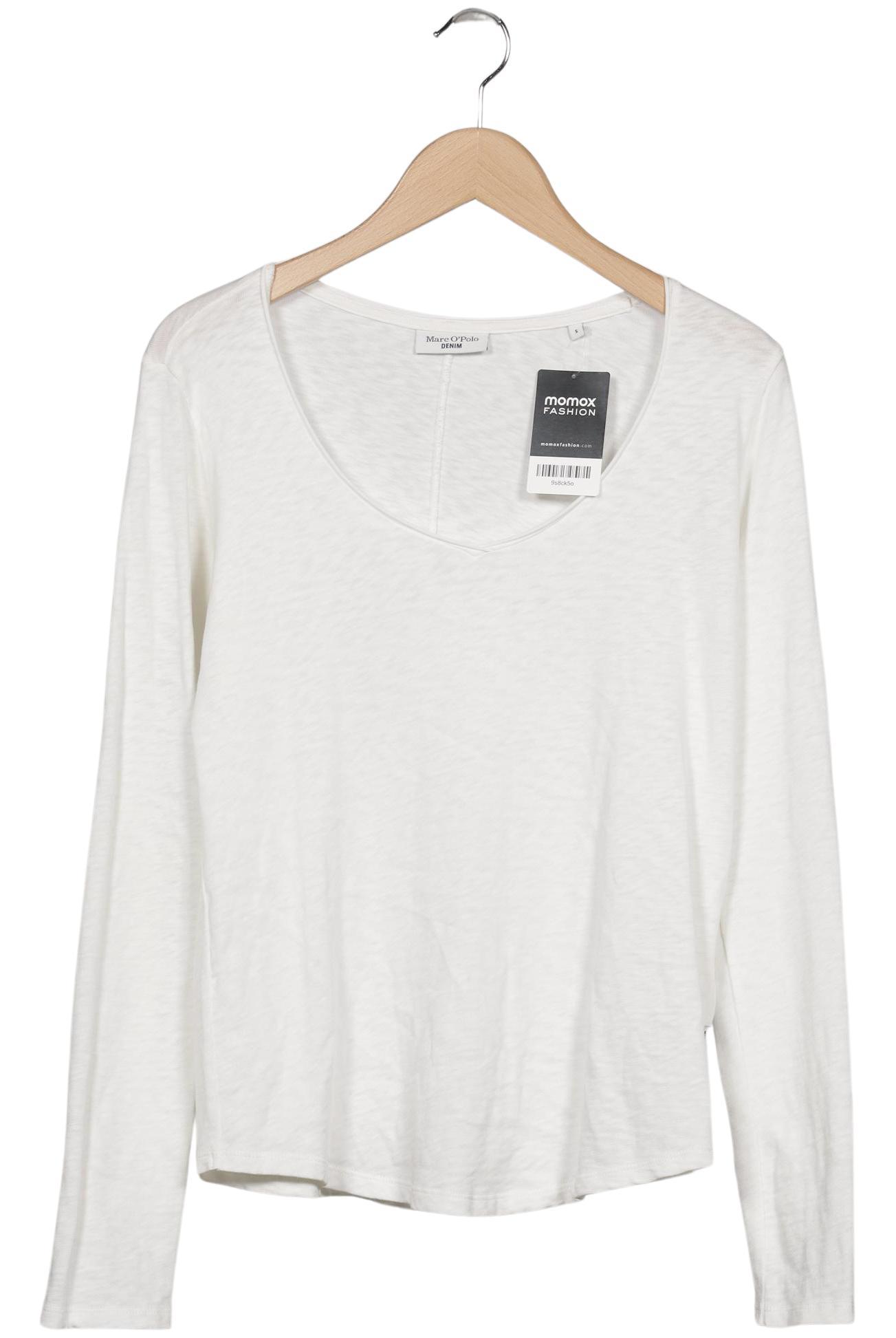 

Marc O Polo Damen Langarmshirt, weiß, Gr. 36