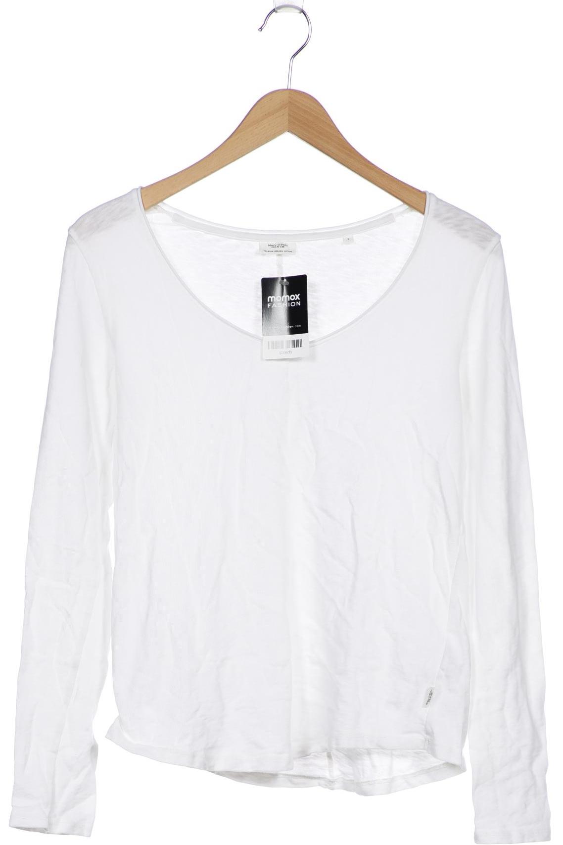 

Marc O Polo Damen Langarmshirt, weiß, Gr. 36