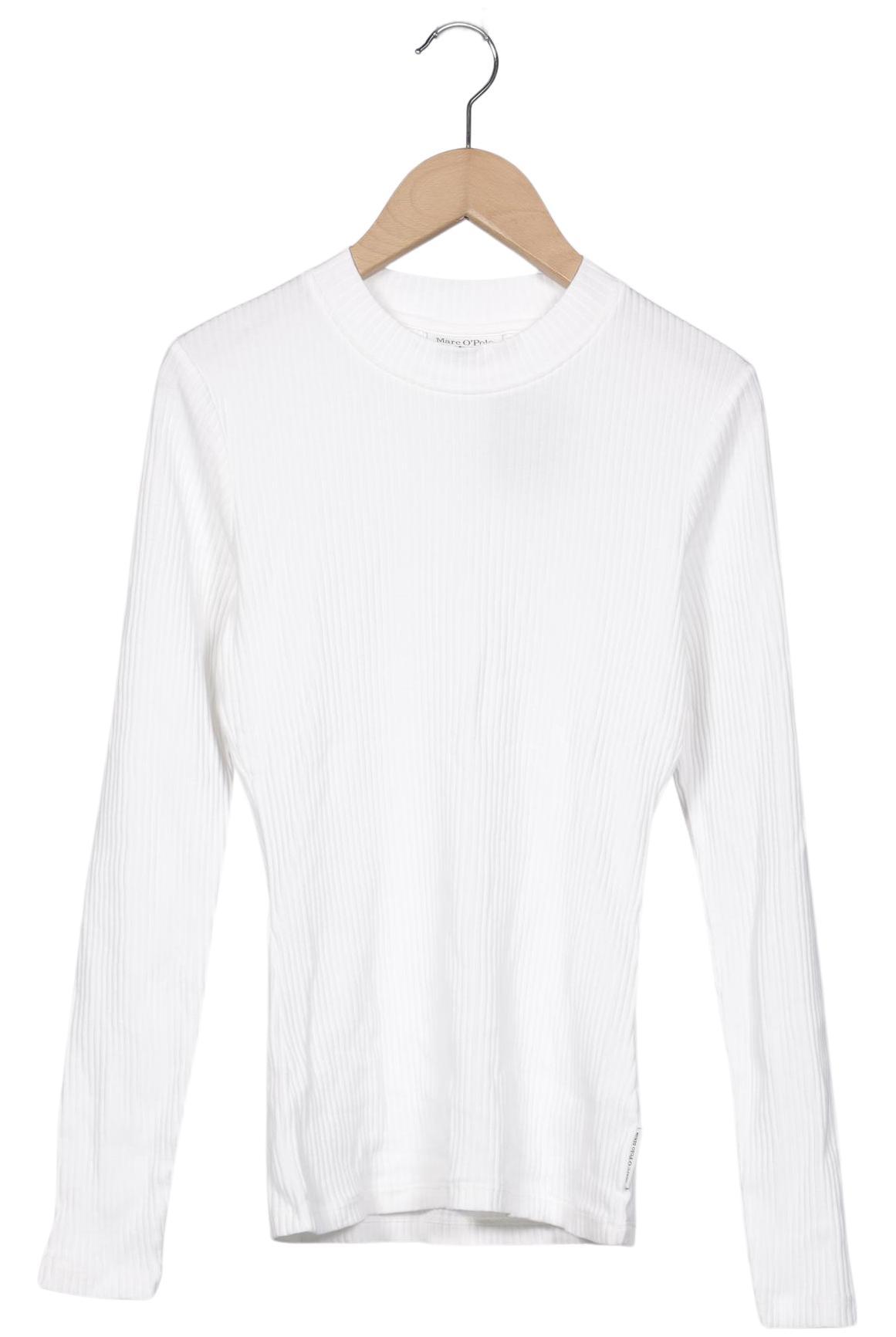 

Marc O Polo Damen Langarmshirt, weiß, Gr. 32