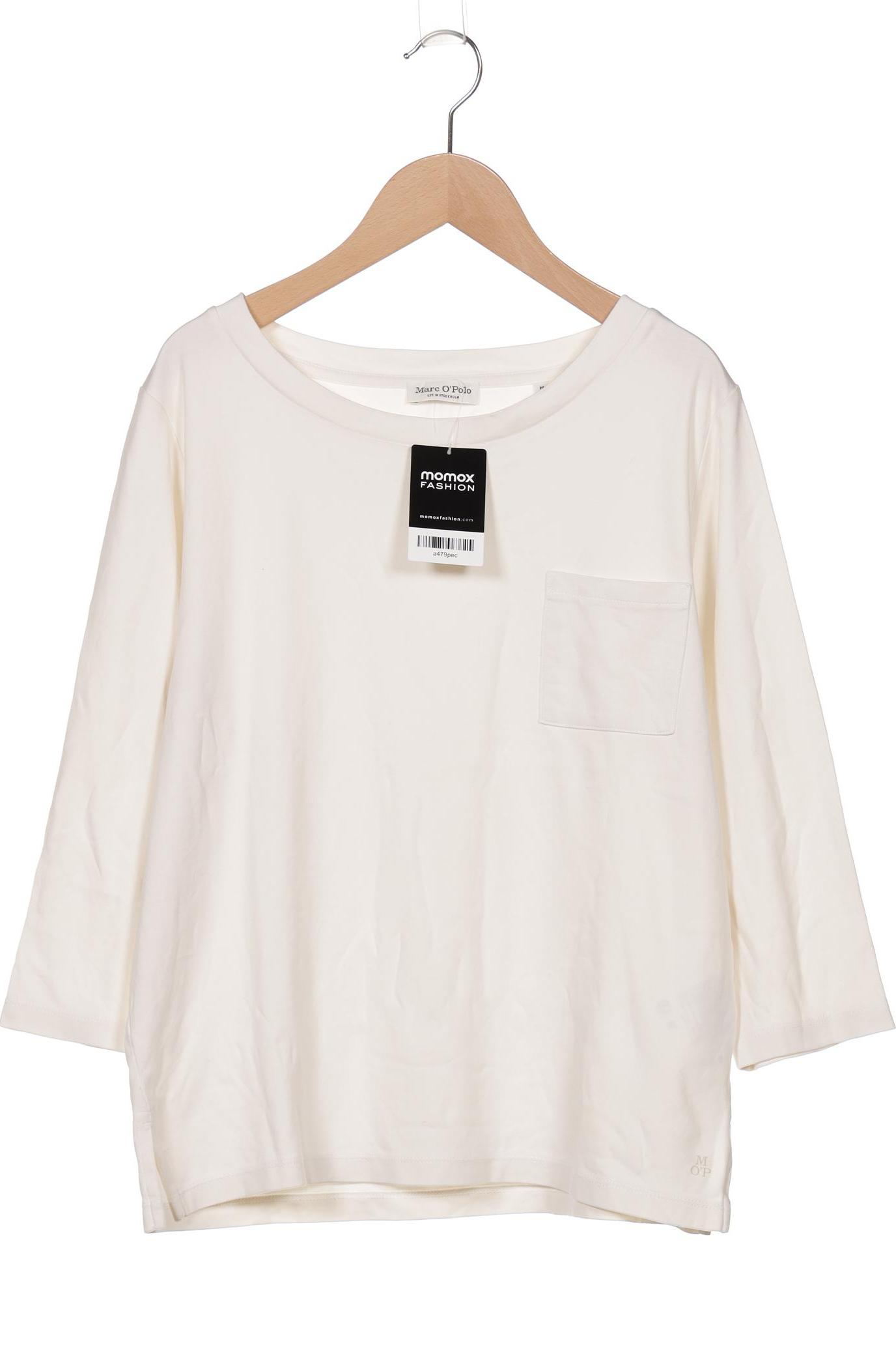 

Marc O Polo Damen Langarmshirt, weiß, Gr. 38