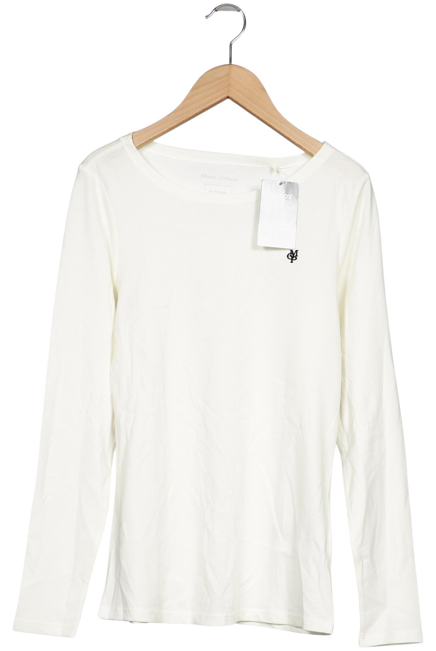 

Marc O Polo Damen Langarmshirt, weiß, Gr. 34