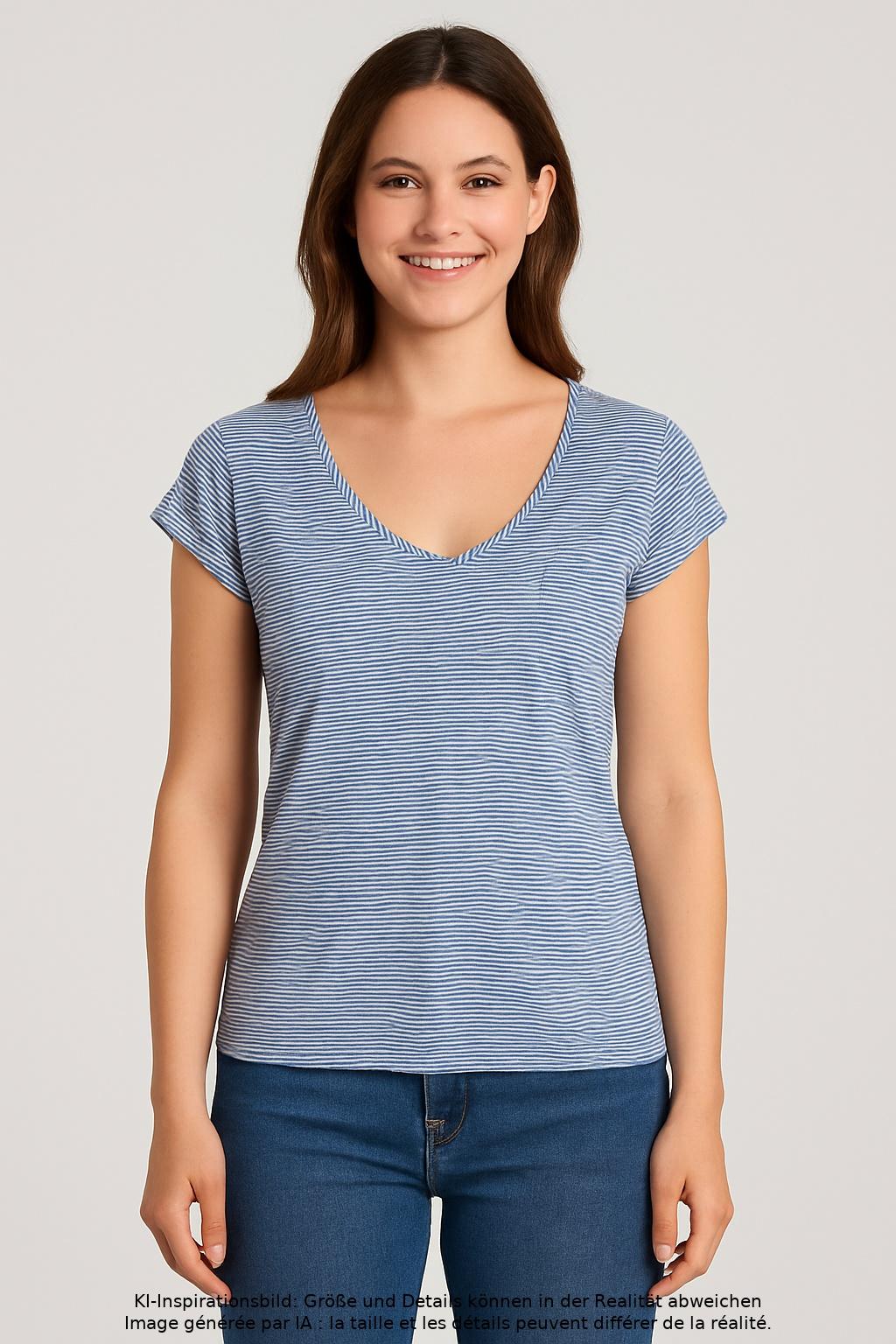 

Marc O Polo Damen T-Shirt, mehrfarbig, Gr. 38
