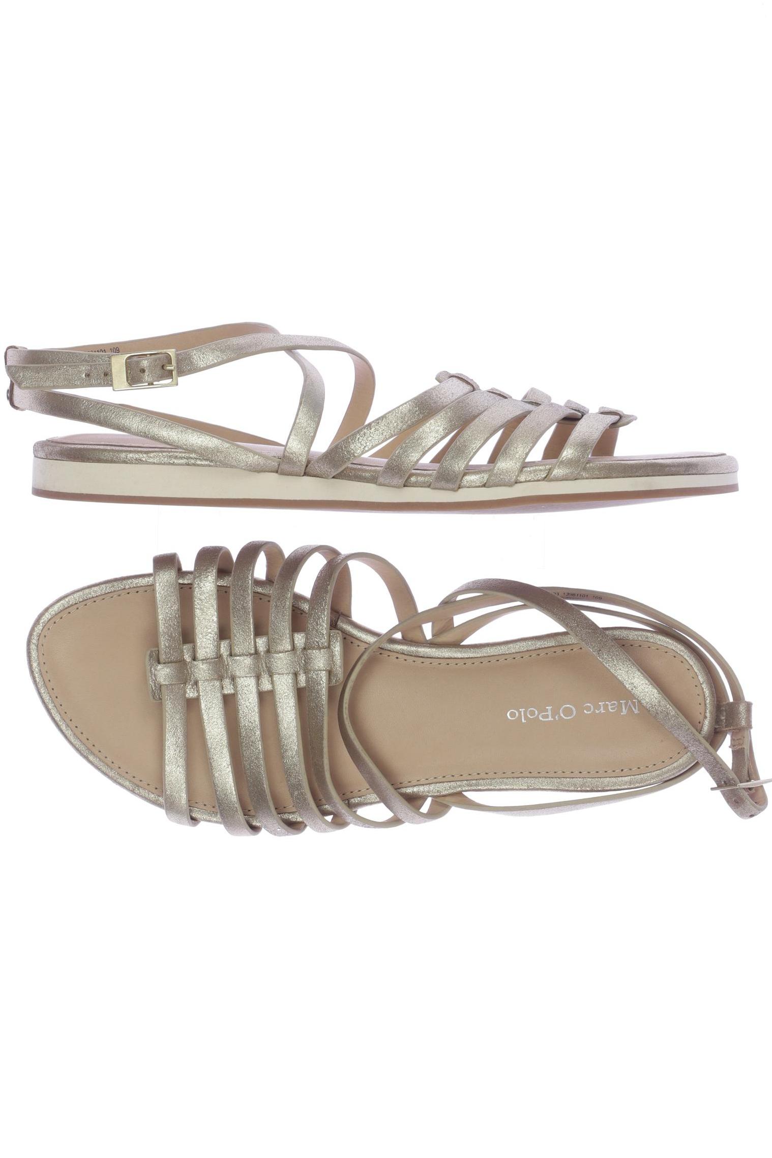

Marc O Polo Damen Sandale, gold, Gr. 39