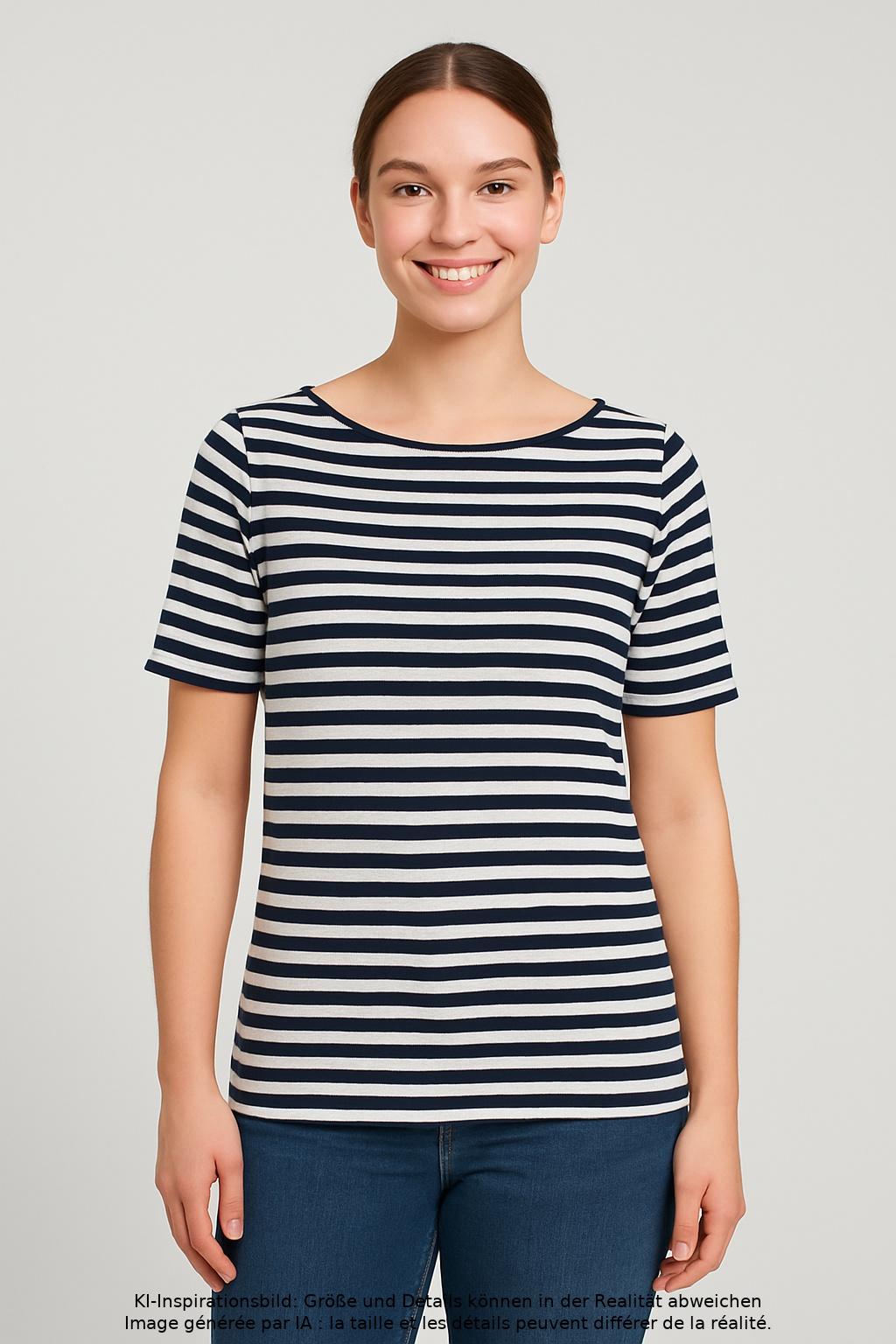 

Marc O Polo Damen T-Shirt, mehrfarbig, Gr. 38