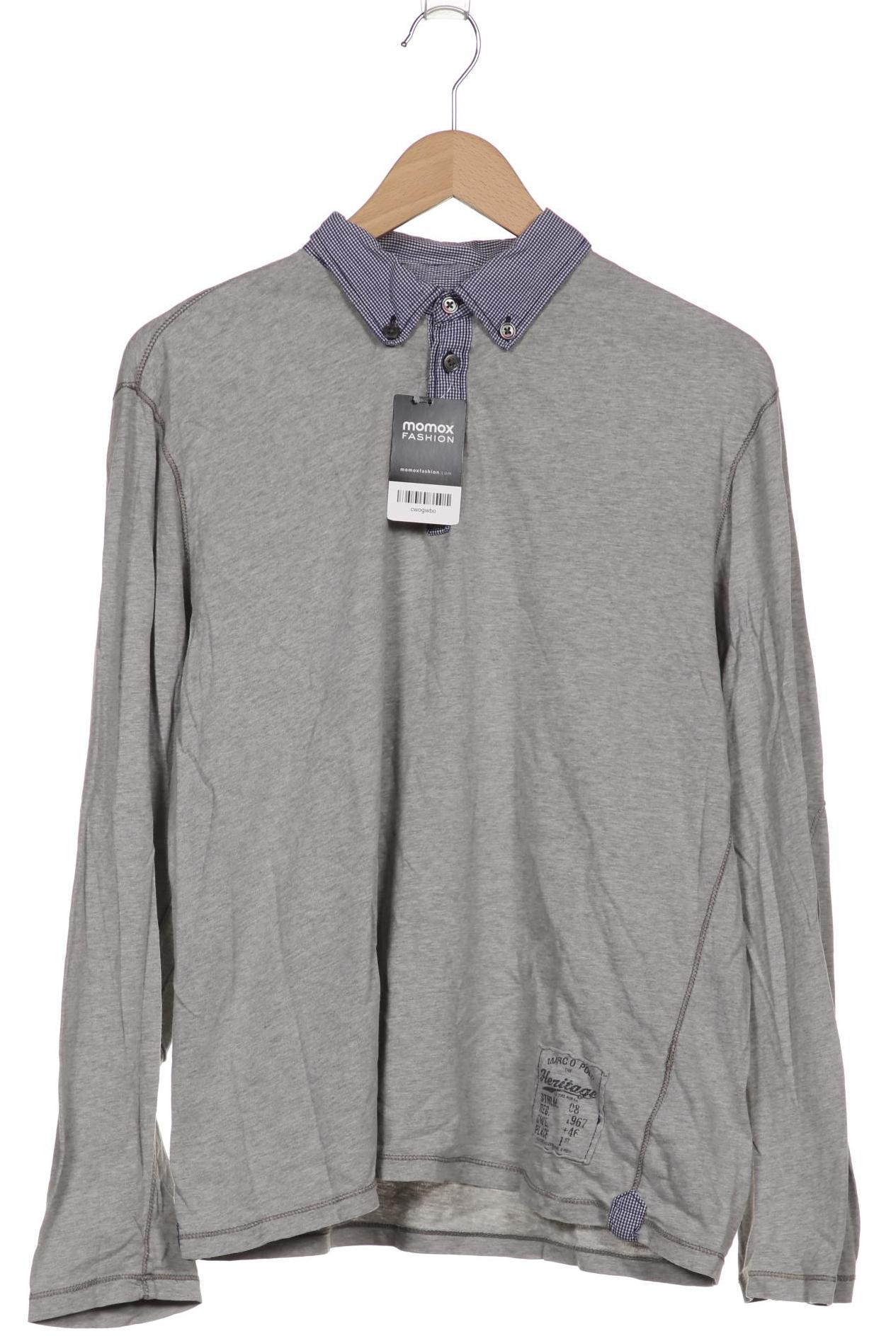 

Marc O Polo Herren Langarmshirt, grau, Gr. 52