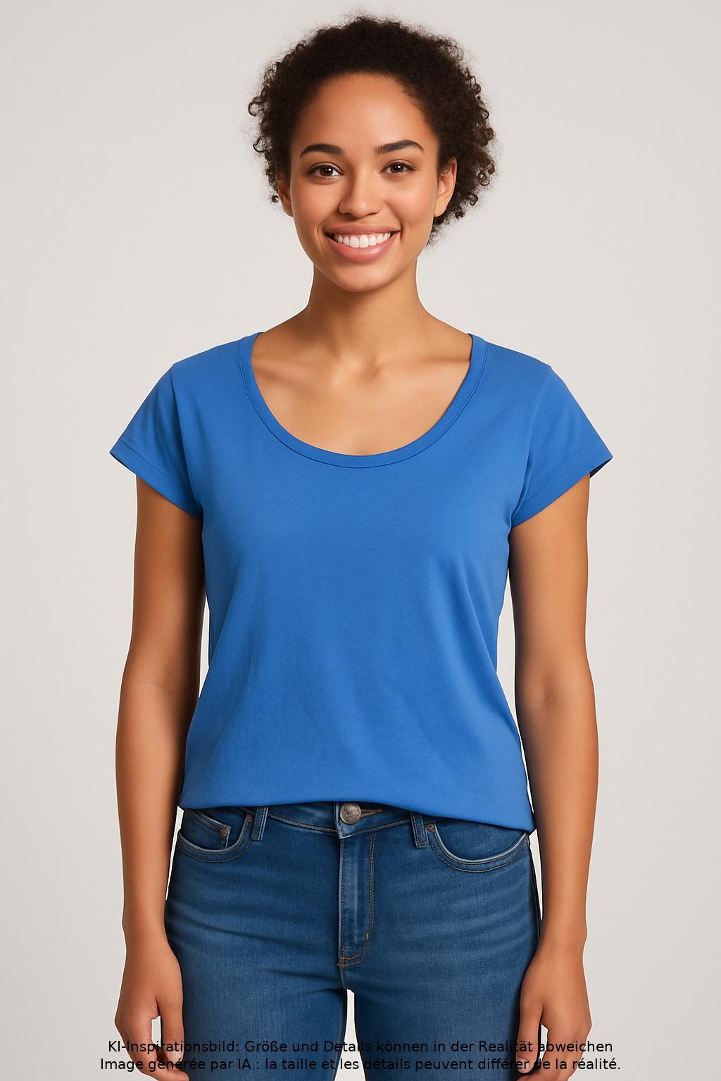 

Marc O Polo Damen T-Shirt, blau, Gr. 36