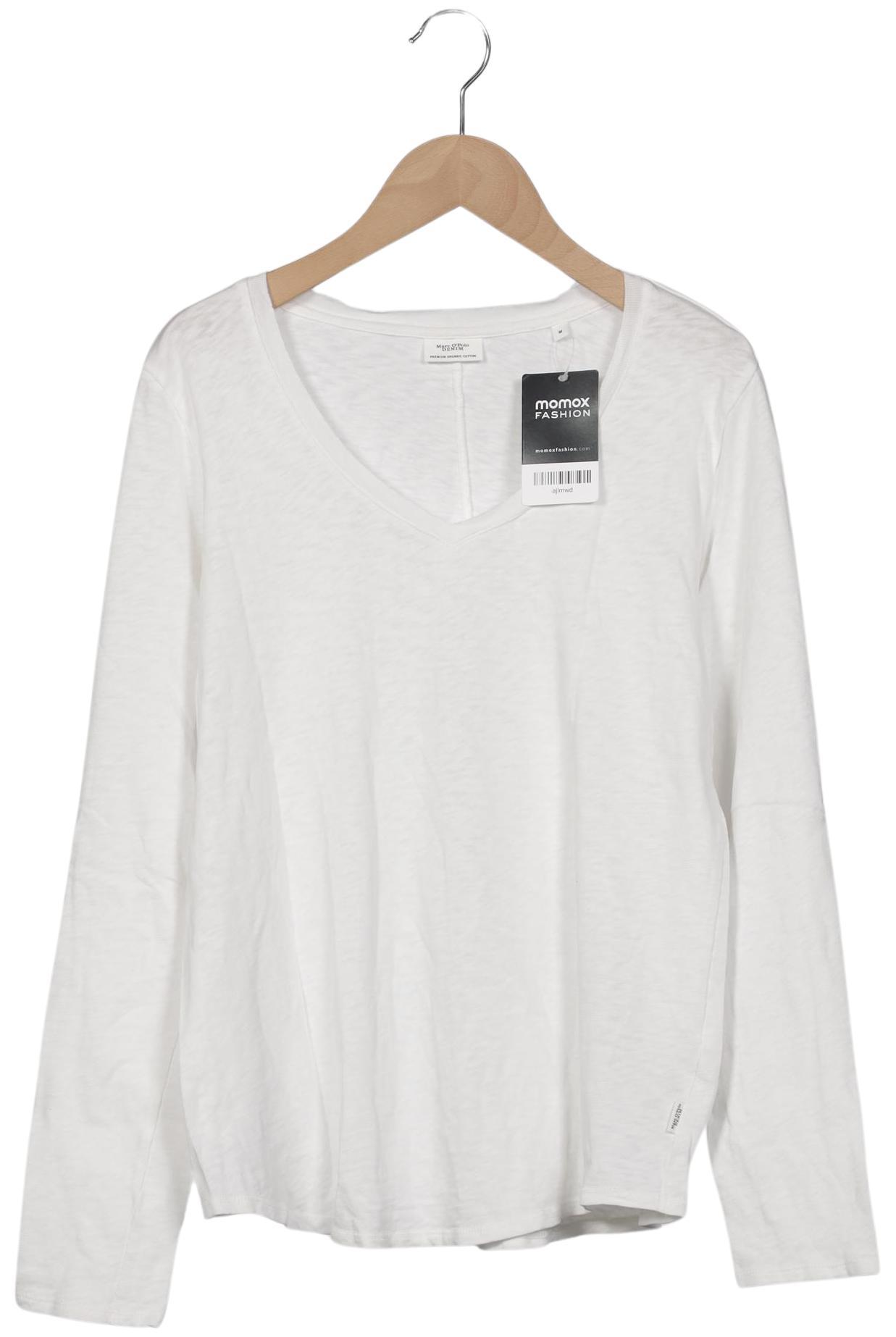

Marc O Polo Damen Langarmshirt, weiß, Gr. 38