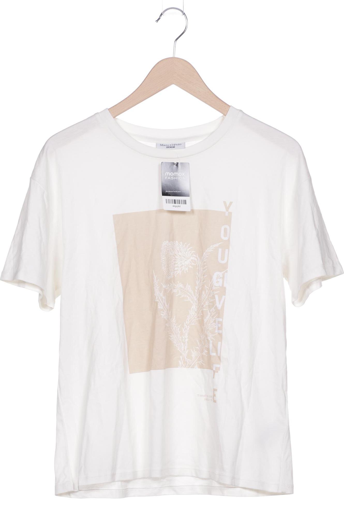 

Marc O Polo Damen T-Shirt, cremeweiß, Gr. 36