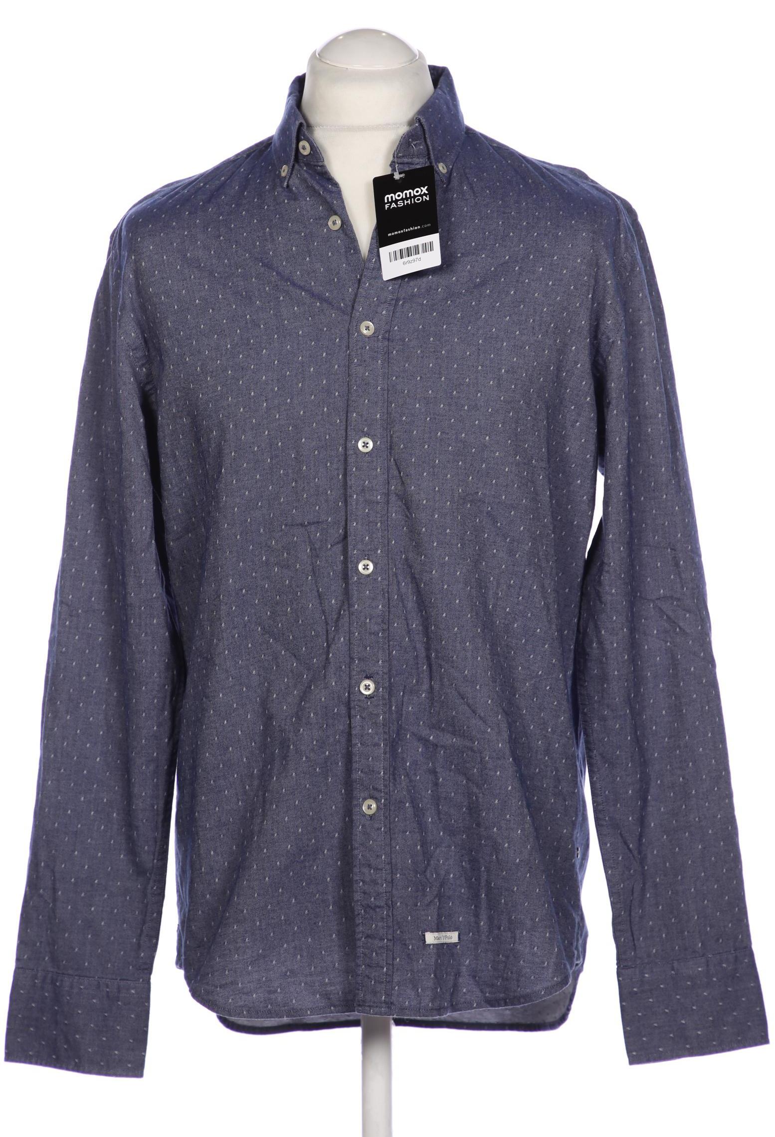 

Marc O Polo Herren Hemd, blau, Gr. 48