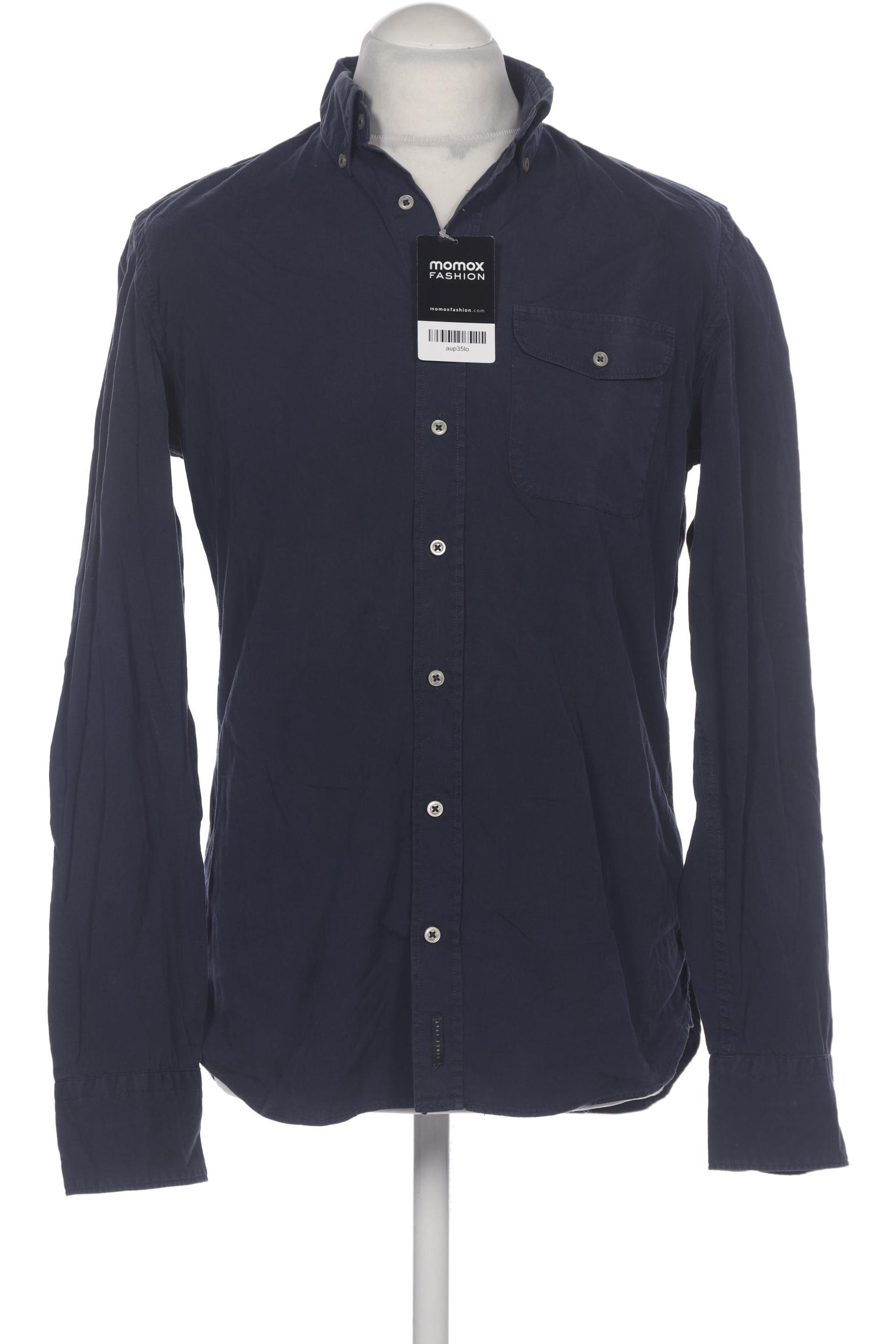 

Marc O Polo Herren Hemd, marineblau, Gr. 48