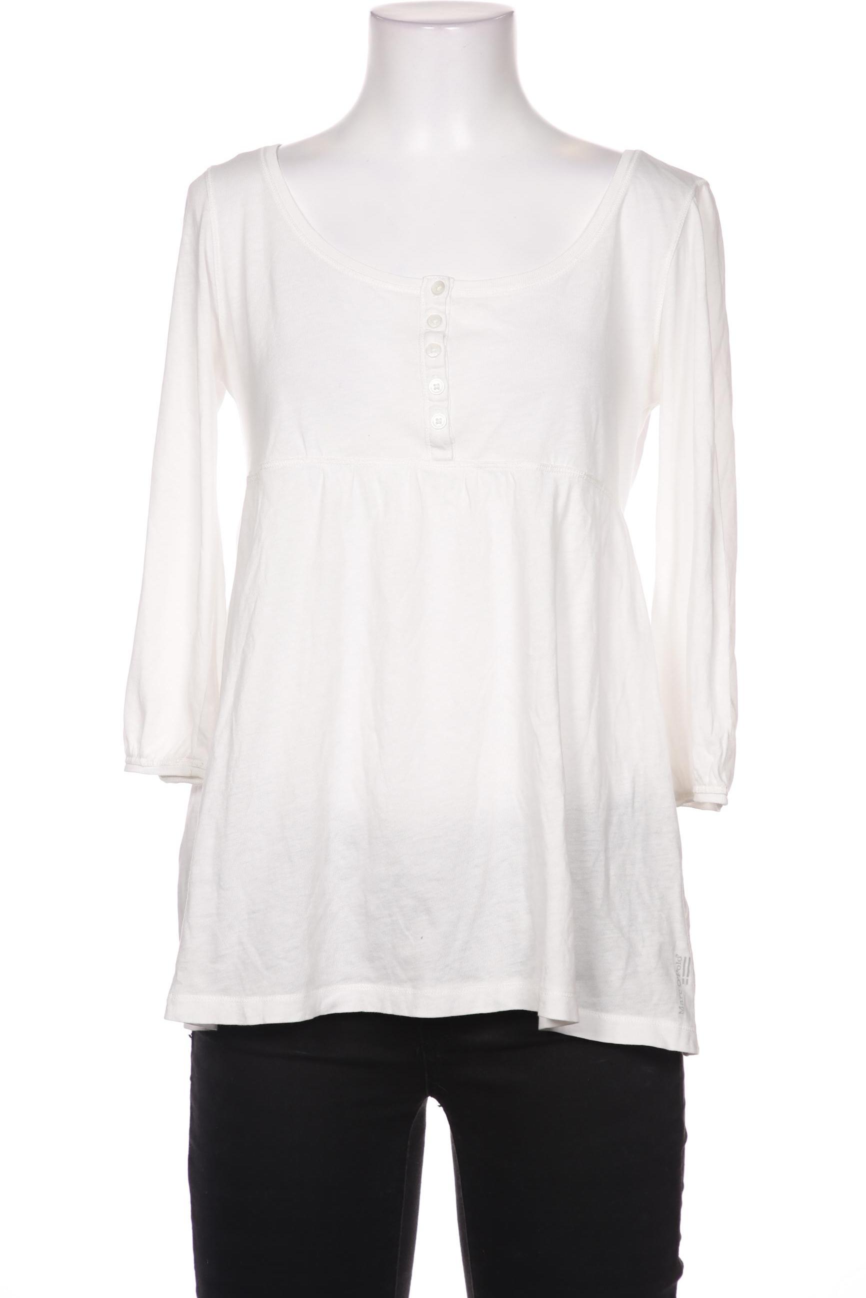 

Marc O Polo Damen Langarmshirt, weiß, Gr. 36