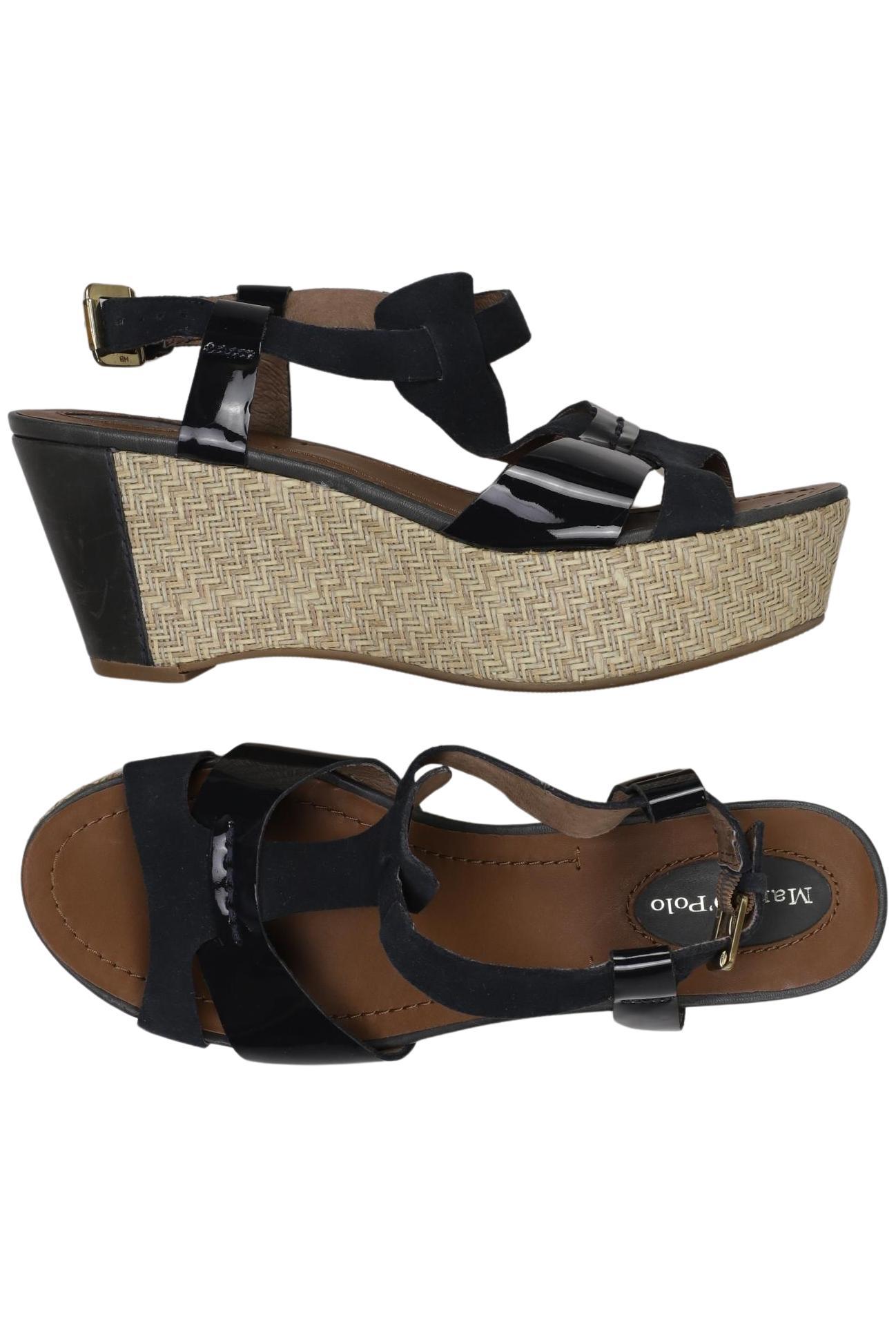 

Marc O Polo Damen Sandale, schwarz, Gr. 5