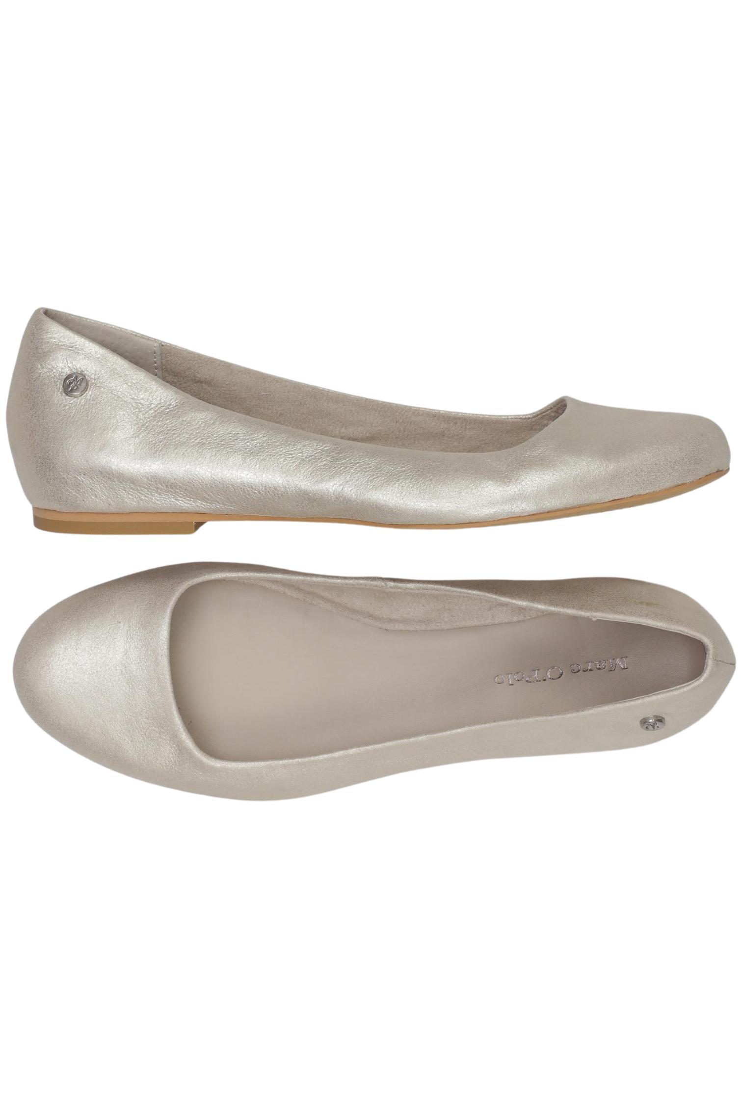 

Marc O Polo Damen Ballerinas, silber, Gr. 3.5