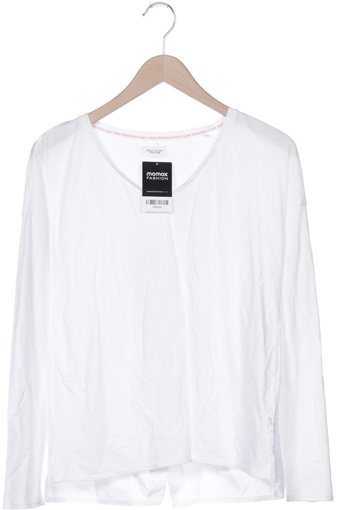 

Marc O Polo Damen Langarmshirt, weiß, Gr. 36