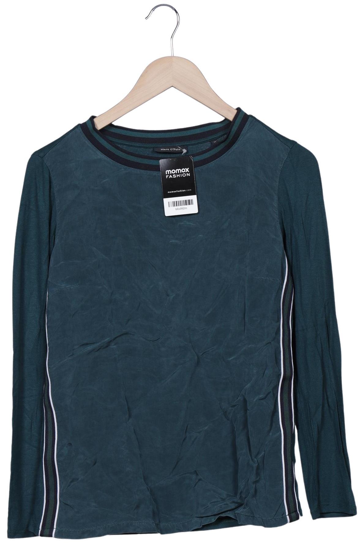 

Marc O Polo Damen Langarmshirt, türkis, Gr. 34