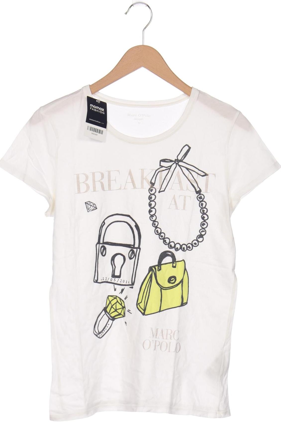 

Marc O Polo Damen T-Shirt, weiß, Gr. 38