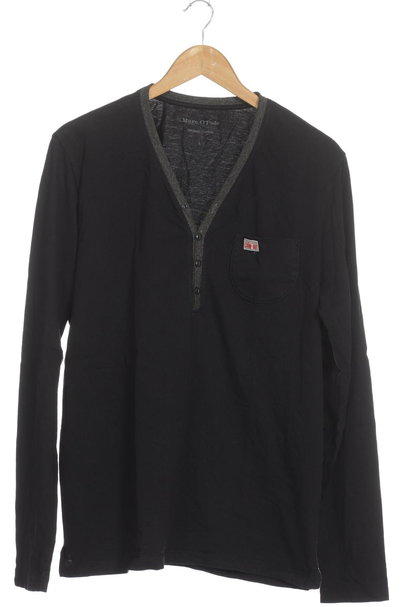 

Marc O Polo Herren Langarmshirt, blau, Gr.