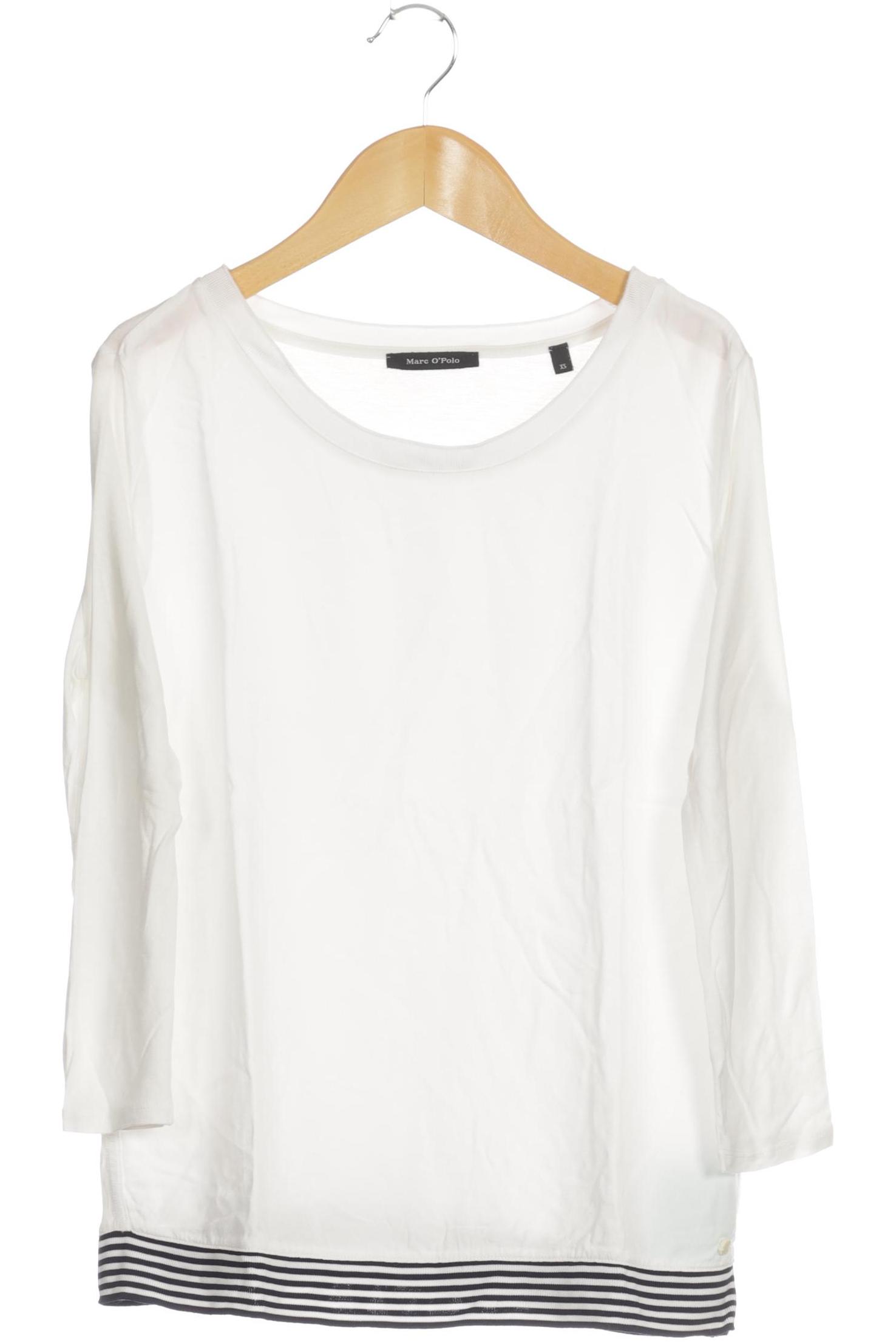 

Marc O Polo Damen Langarmshirt, weiß, Gr. 34