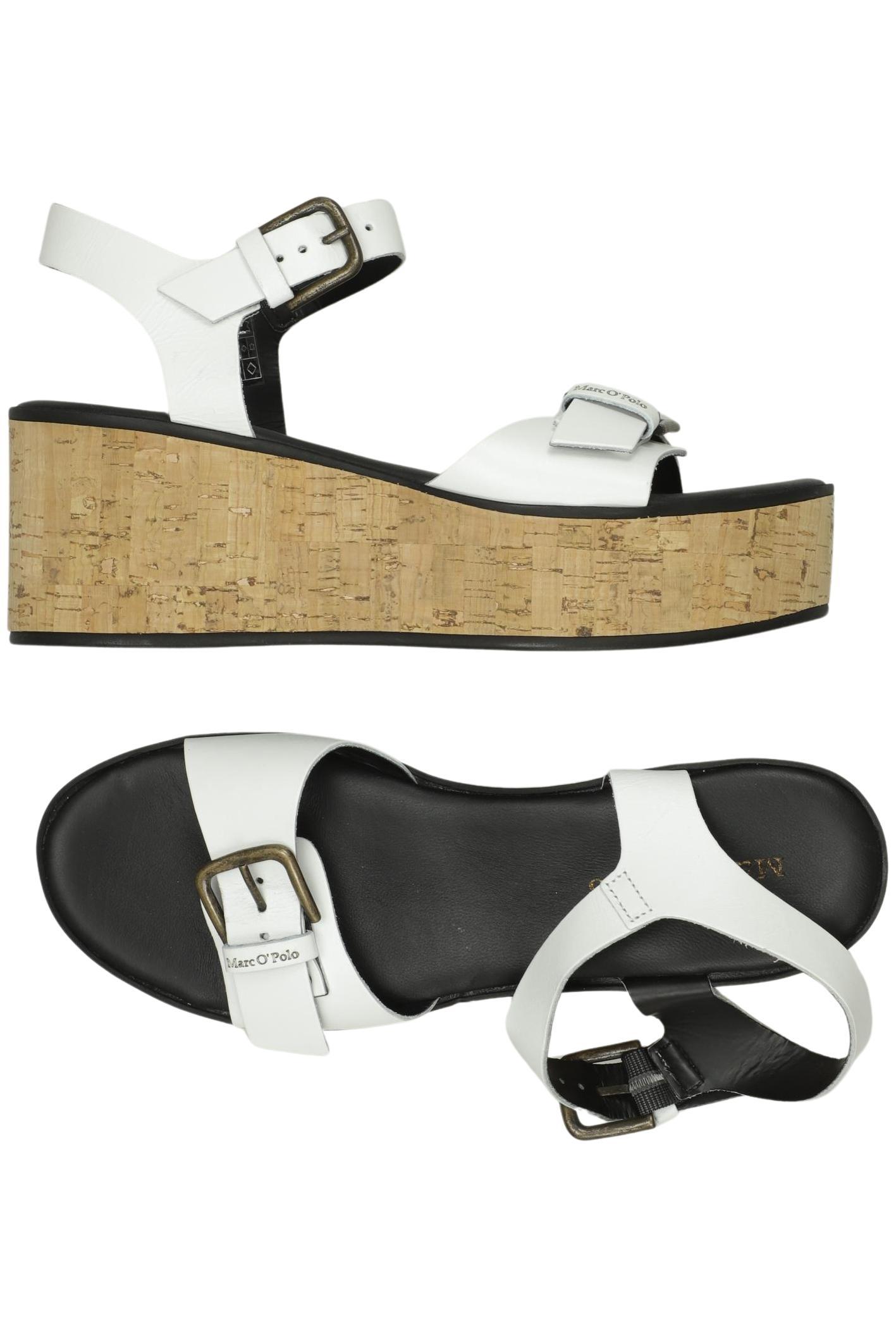 

Marc O Polo Damen Sandale, weiß, Gr. 40