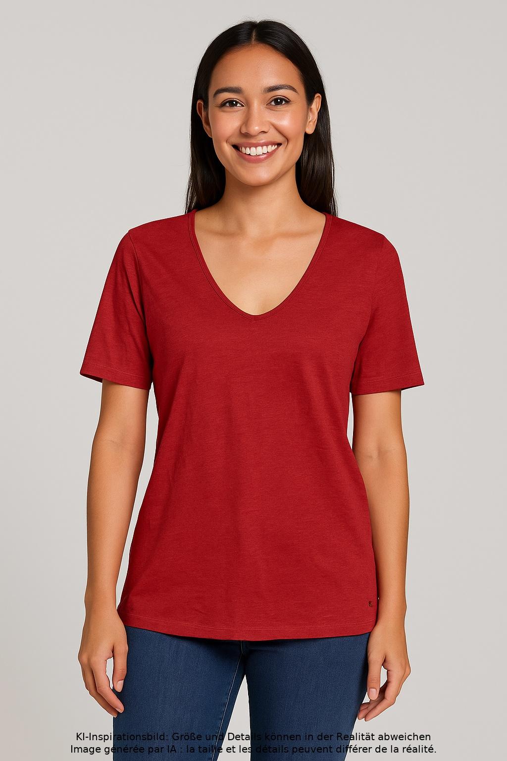 

Marc O Polo Damen T-Shirt, rot, Gr. 38