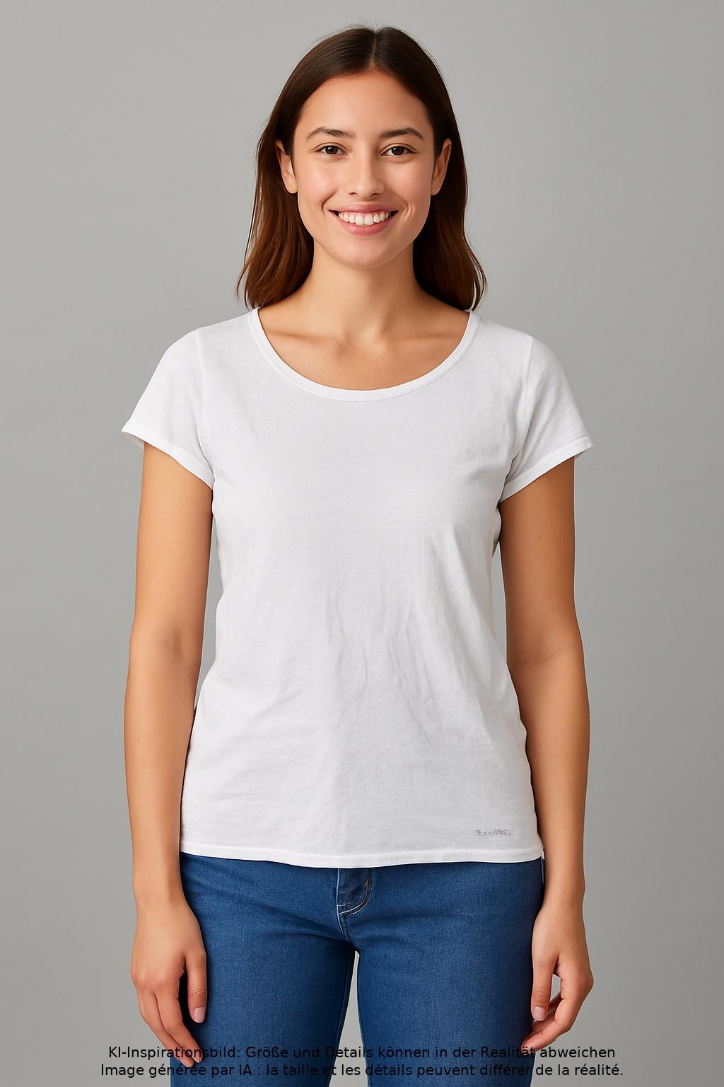 

Marc O Polo Damen T-Shirt, weiß, Gr. 36