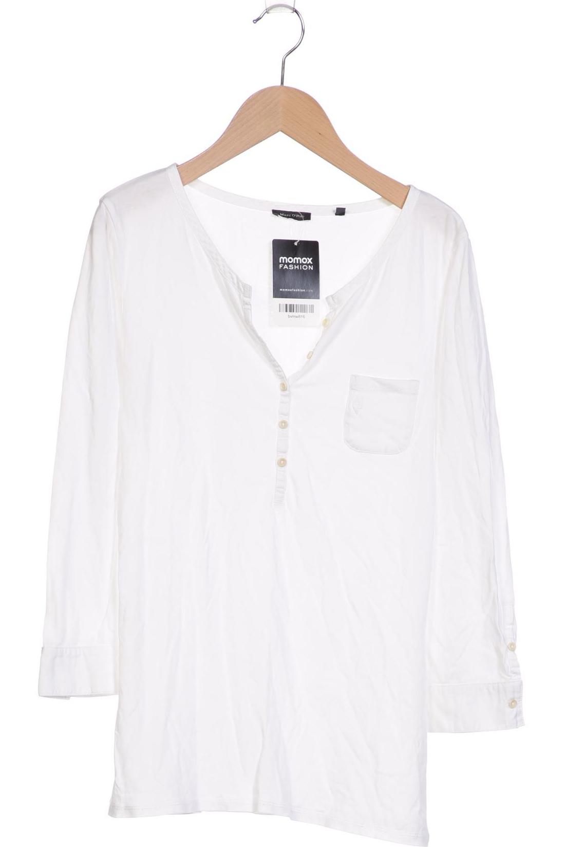 

Marc O Polo Damen Langarmshirt, weiß, Gr. 36