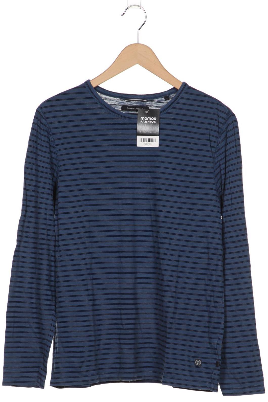 

Marc O Polo Herren Langarmshirt, blau, Gr. 46