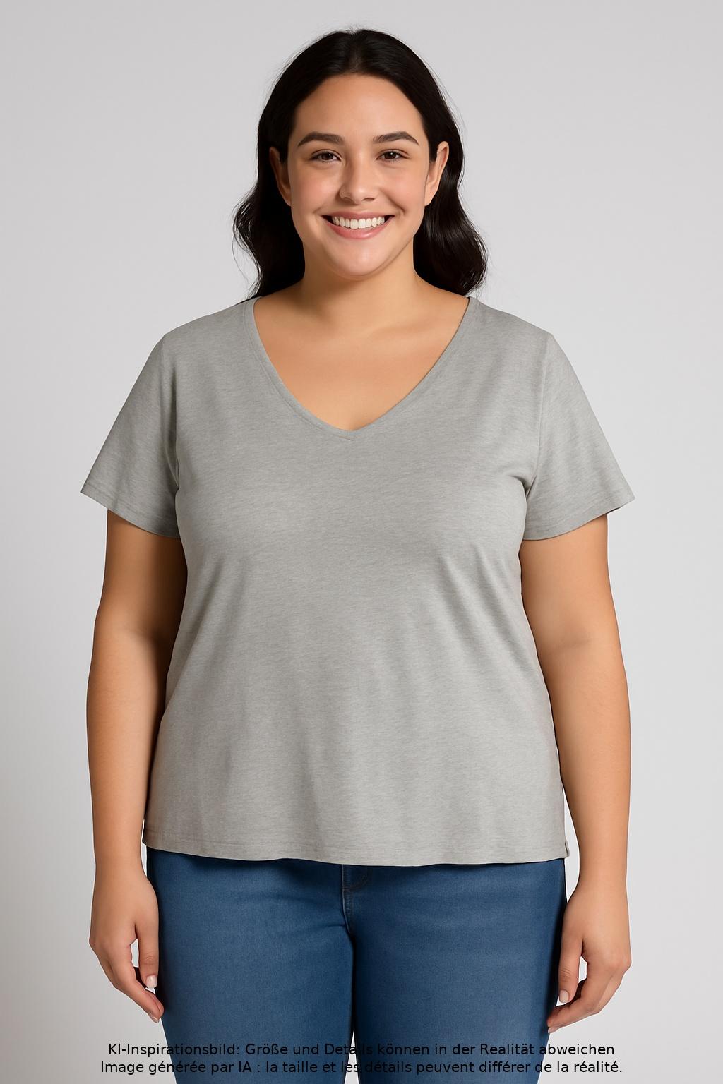 

Marc O Polo Damen T-Shirt, grau, Gr. 46