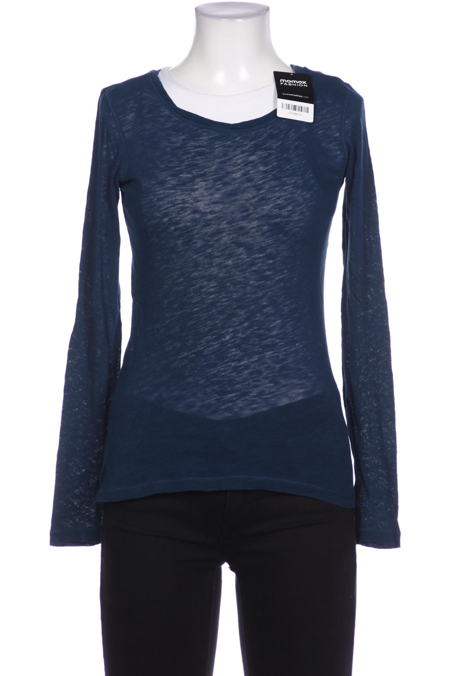 

Marc O Polo Damen Langarmshirt, blau, Gr. 34