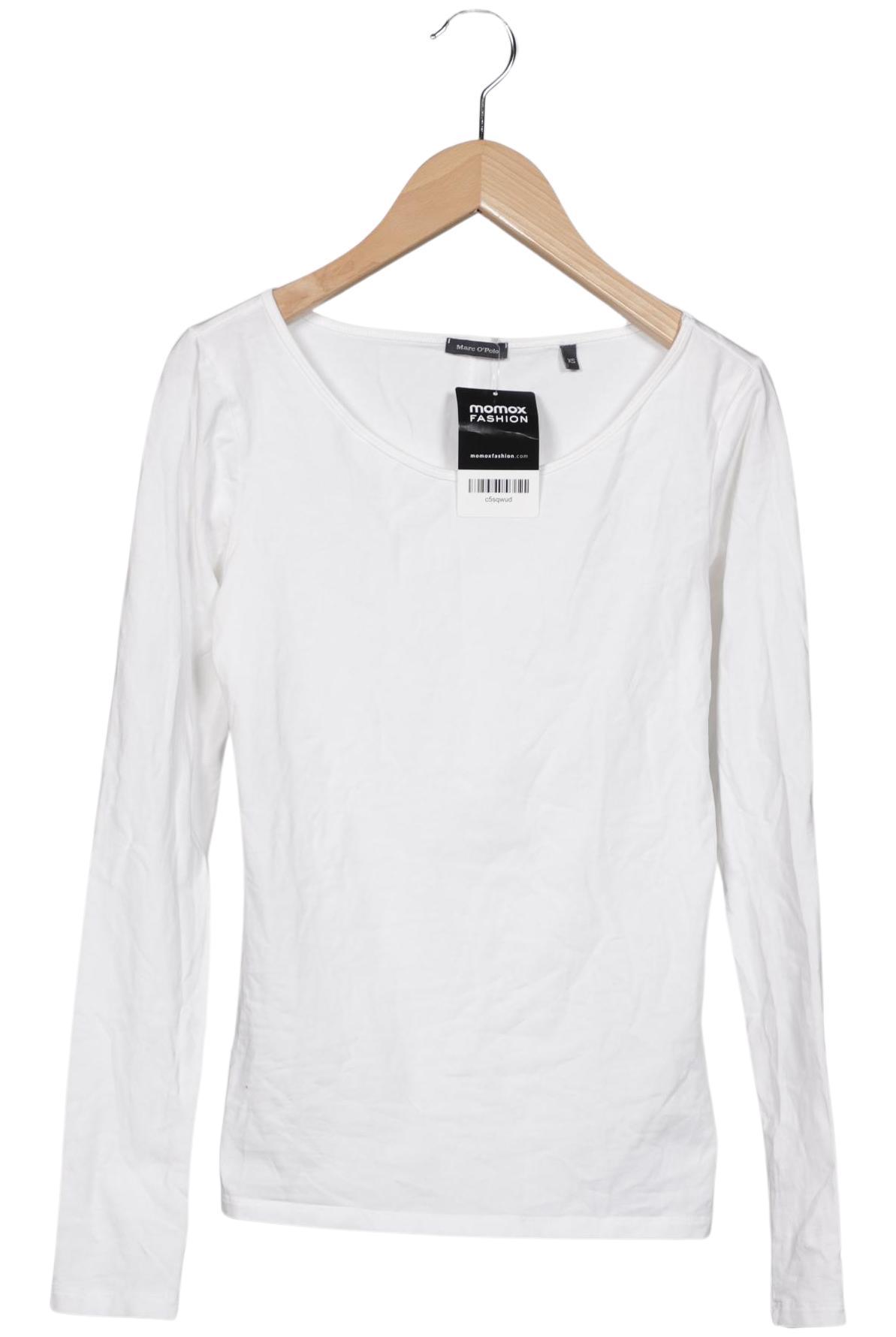 

Marc O Polo Damen Langarmshirt, weiß, Gr. 34