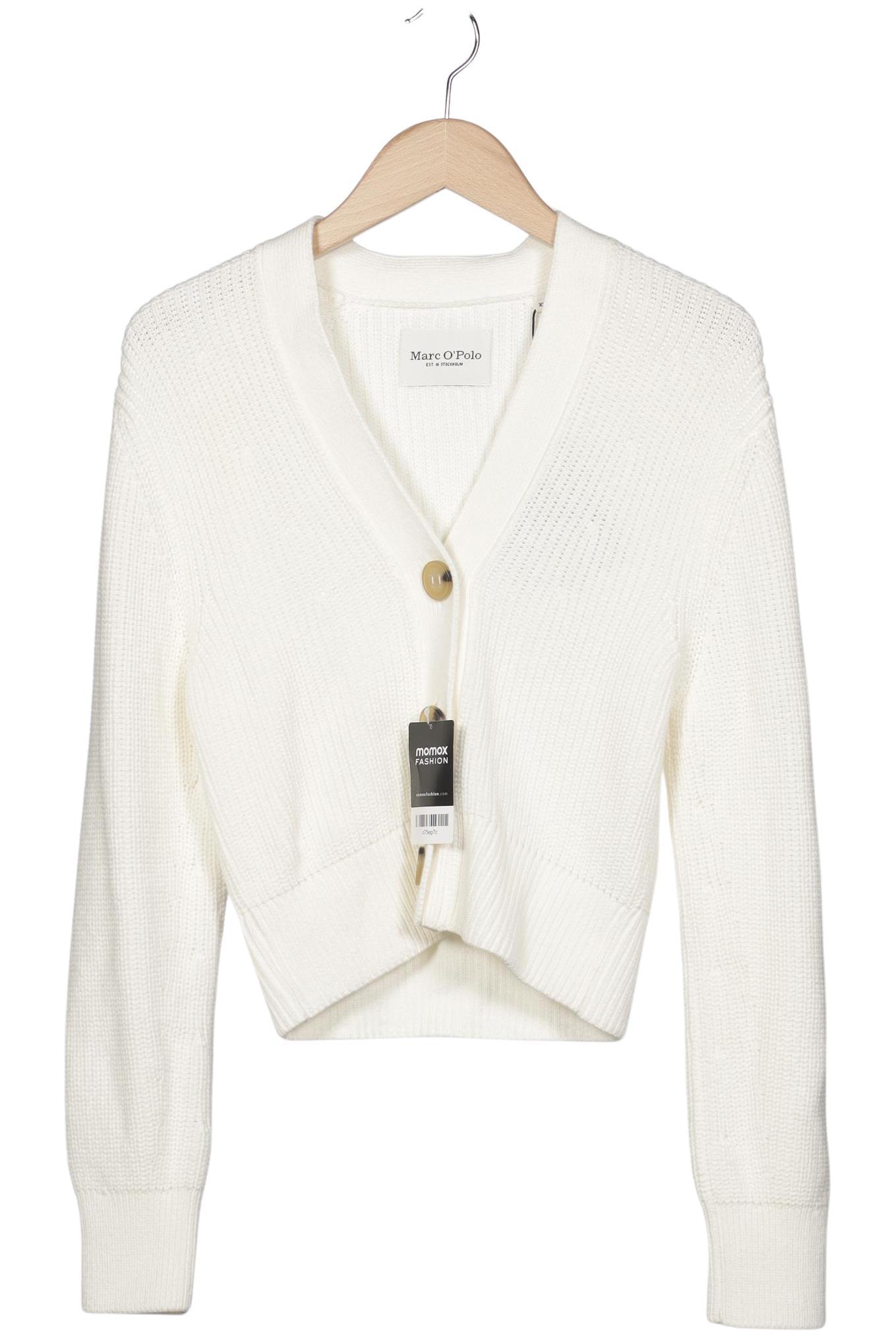 

Marc O Polo Damen Strickjacke, weiß, Gr. 34