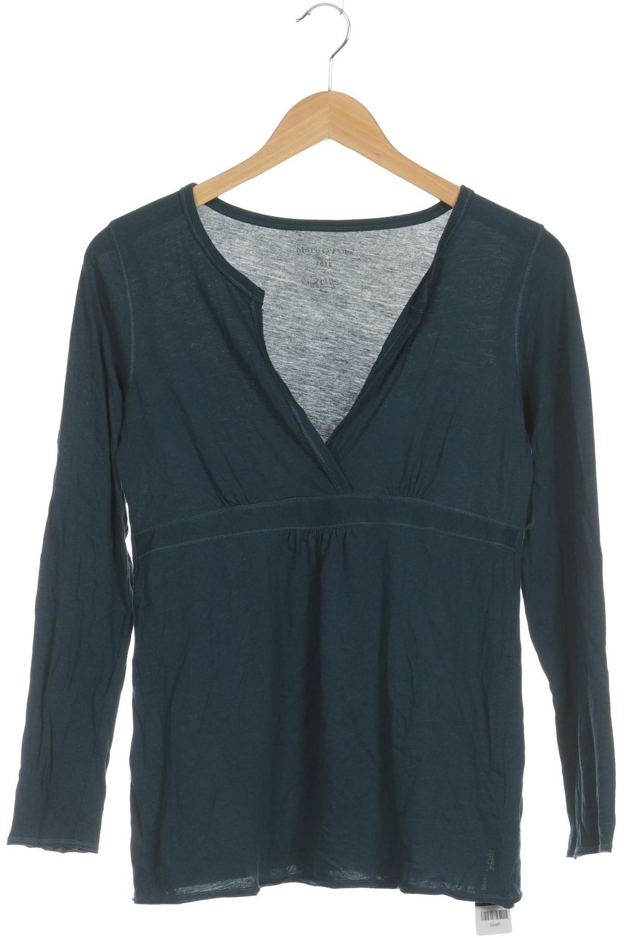 

Marc O Polo Damen Langarmshirt, türkis, Gr. 38