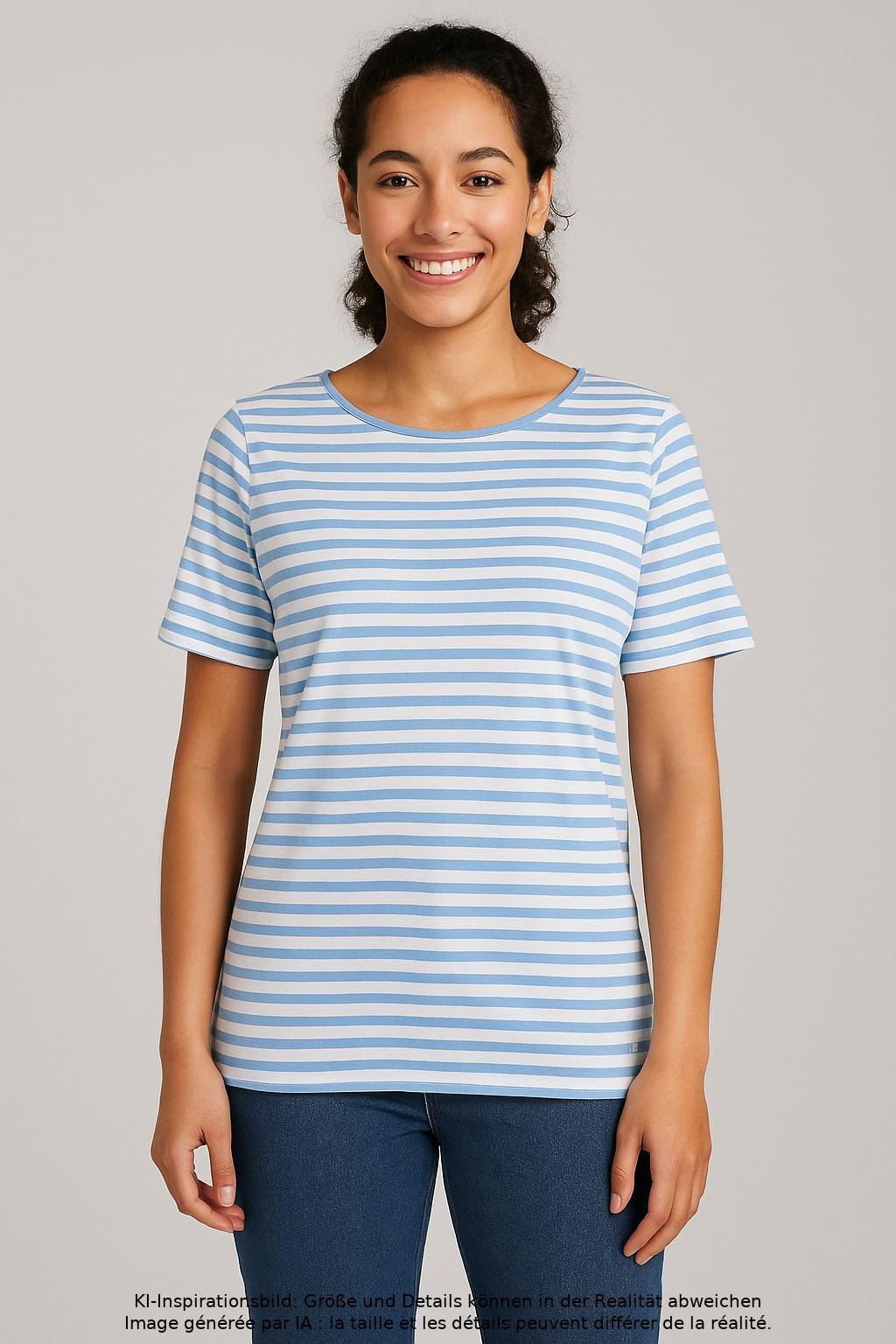 

Marc O Polo Damen T-Shirt, mehrfarbig, Gr. 38