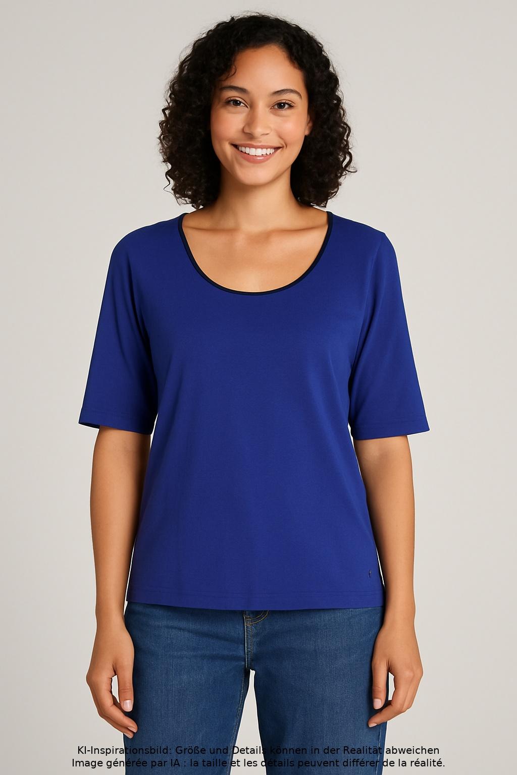 

Marc O Polo Damen T-Shirt, marineblau, Gr. 42