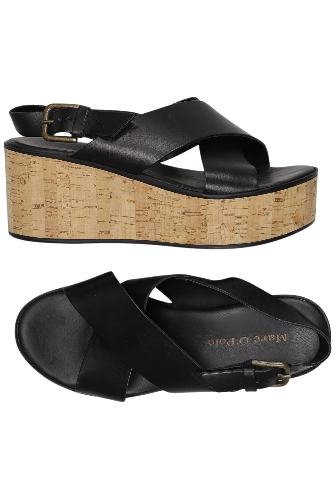 

Marc O Polo Damen Sandale, schwarz, Gr. 37