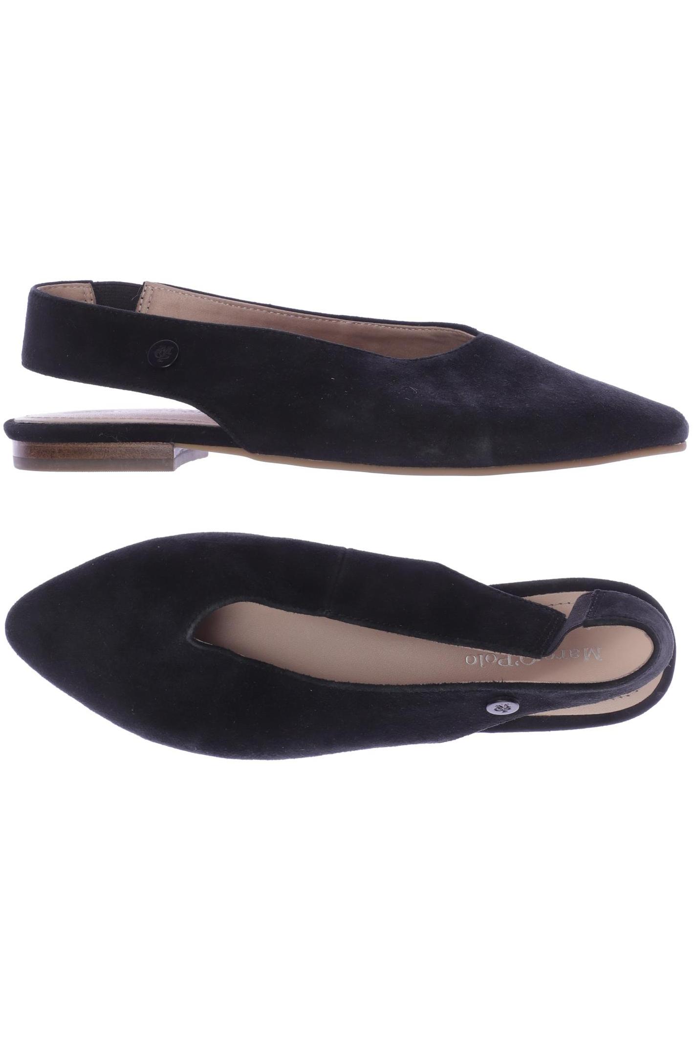 

Marc O Polo Damen Sandale, schwarz, Gr. 4