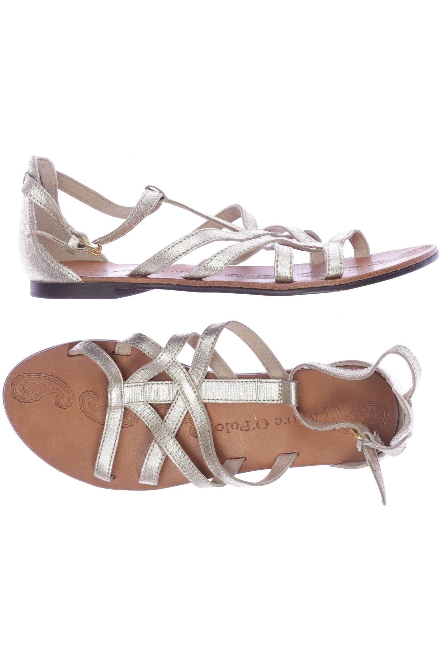 

Marc O Polo Damen Sandale, gold, Gr. 38